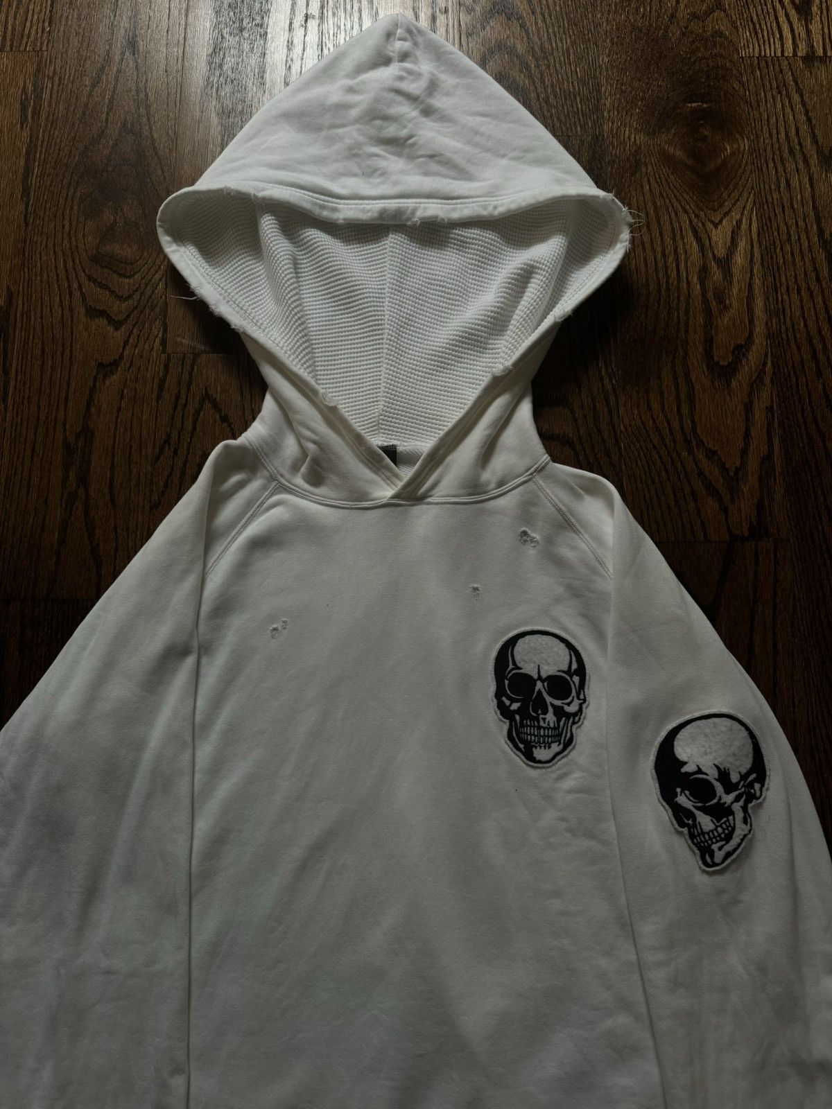 Number (N)ine number (n)ine ss04 white double skull | Grailed
