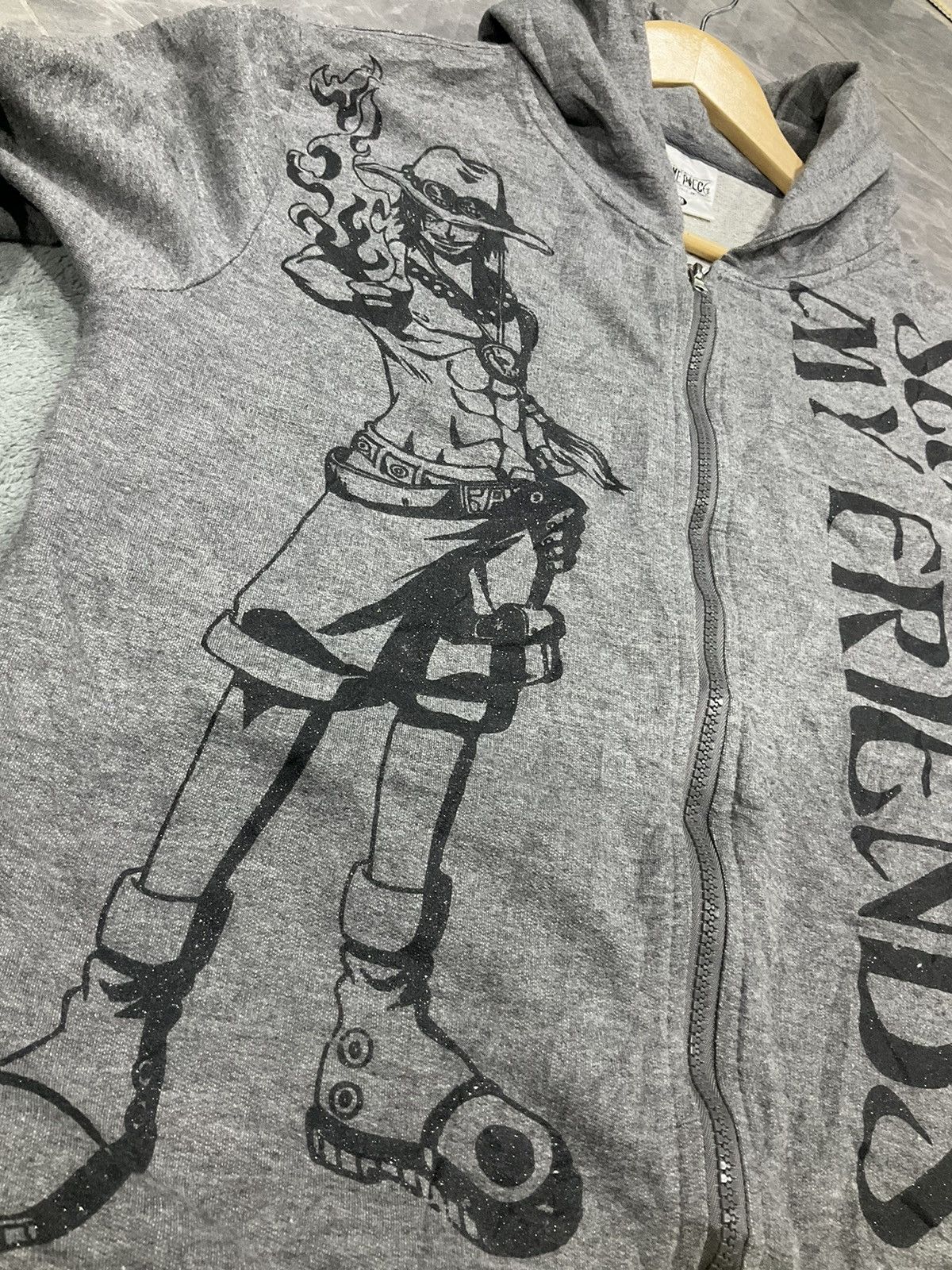 Anime × Japanese Brand × One Piece Hoodie One Piece Zip Up See u Again my friends Size US M / EU 48-50 / 2 - 4 Thumbnail