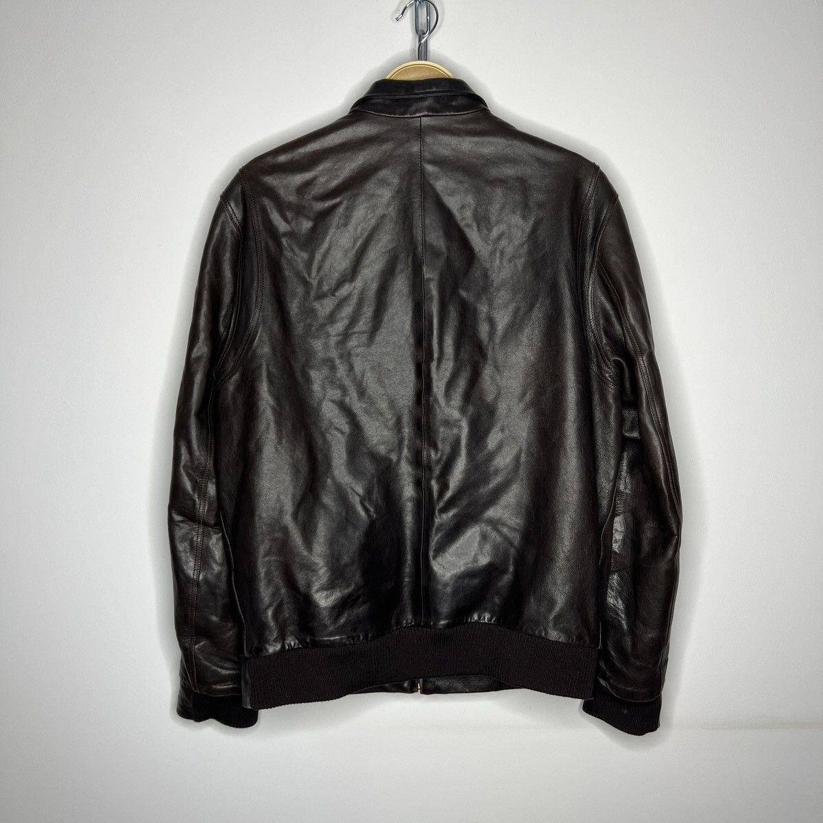 SERAPHIN Seraphin Manufacture Lamb Leather Cupro Jacket Brown Size US M / EU 48-50 / 2 - 9 Thumbnail