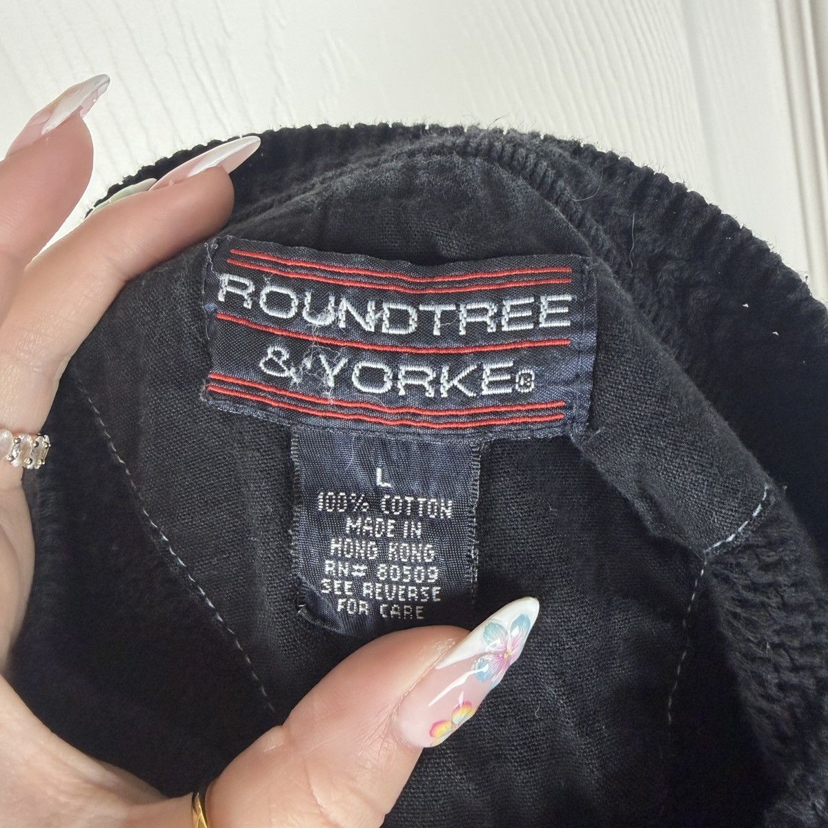 Roundtree & Yorke Roundtree and York black cable knit sweater Size US L / EU 52-54 / 3 - 5 Thumbnail
