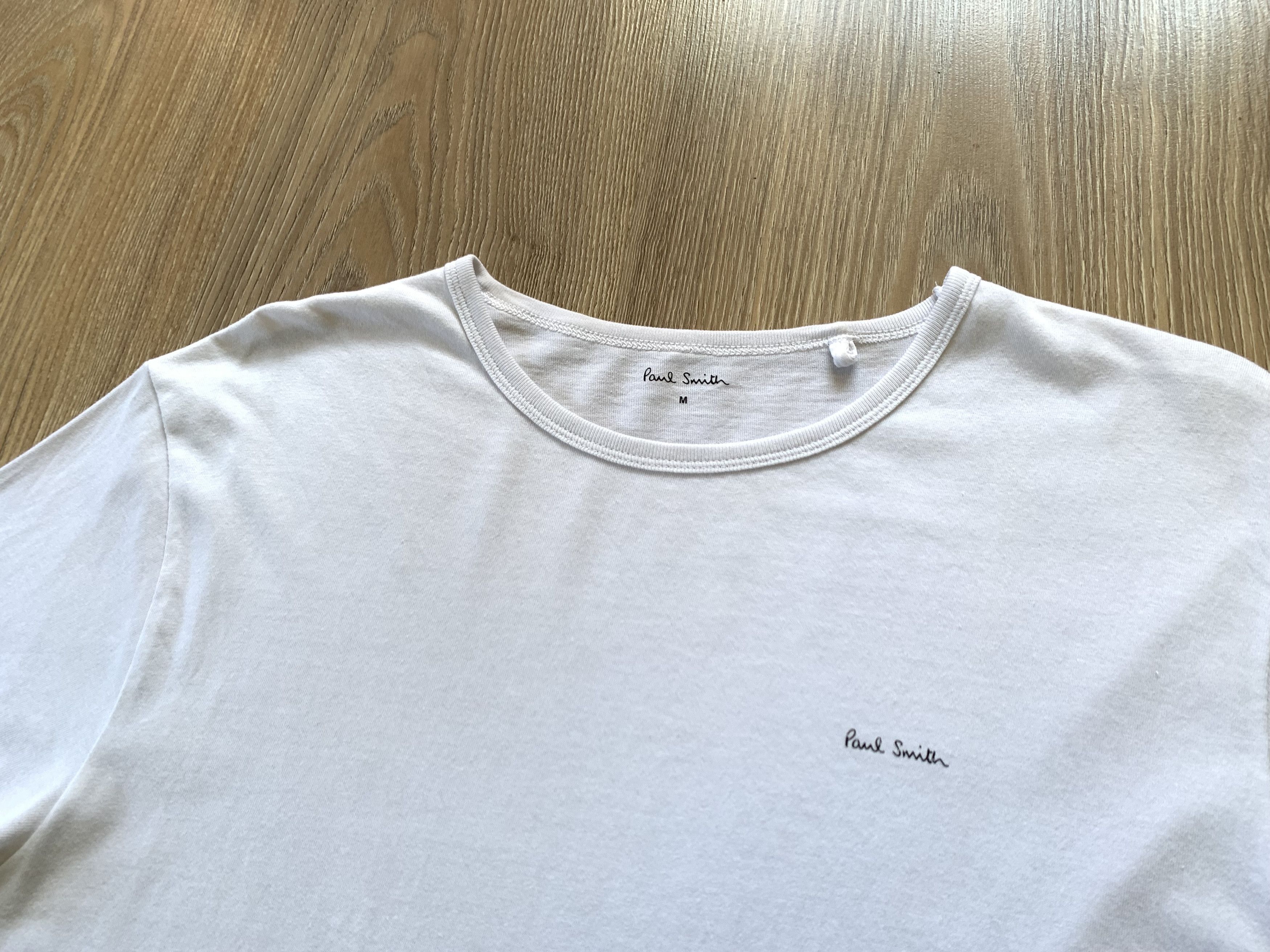 Designer × Paul Smith Paul Smith White Cotton Basic T Shirt Size US M / EU 48-50 / 2 - 4 Thumbnail