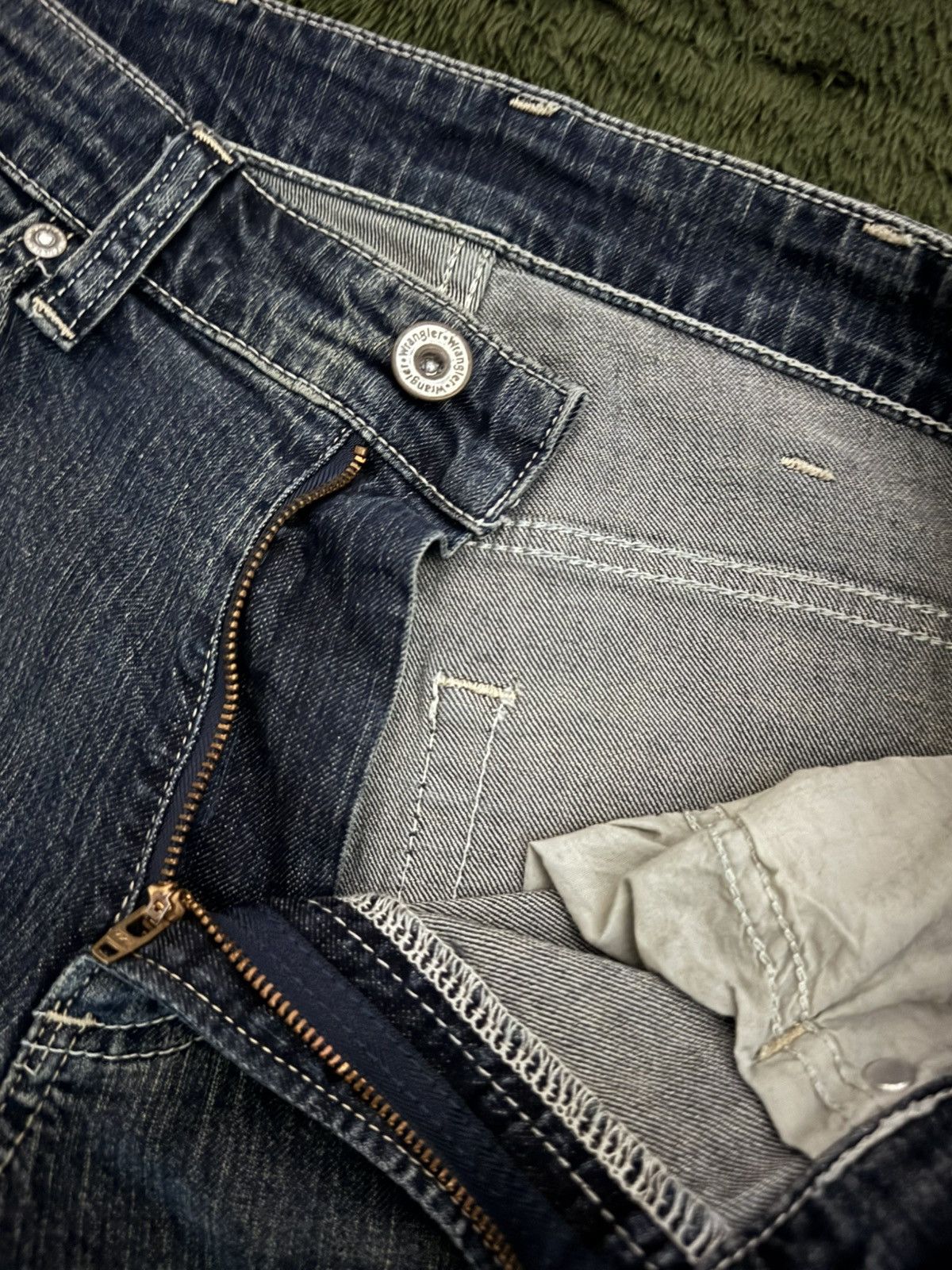 Wrangler [W28] wrangler japan relaxed fit denim shorts half pants Size US 28 / EU 44 - 3 Thumbnail