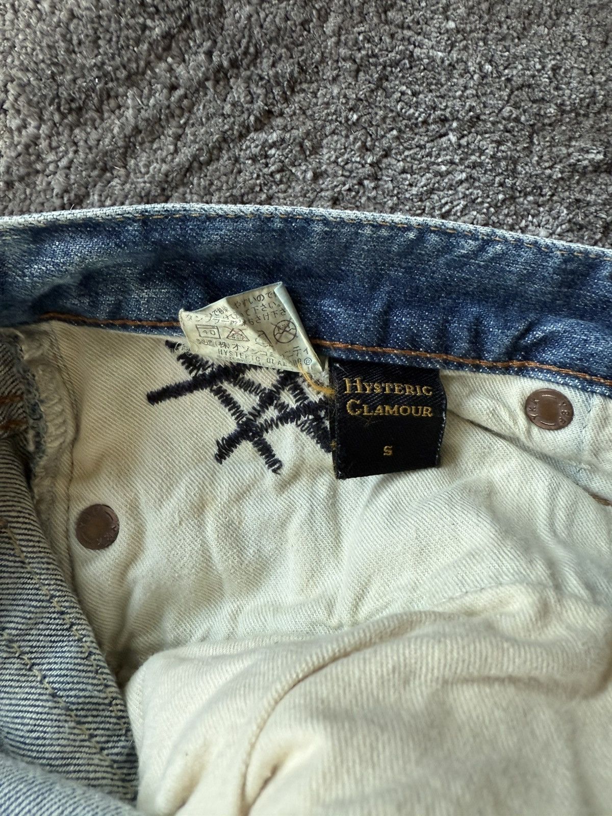 Hysteric Glamour Hysteric Glamour Stud denim Size US 28 / EU 44 - 5 Thumbnail