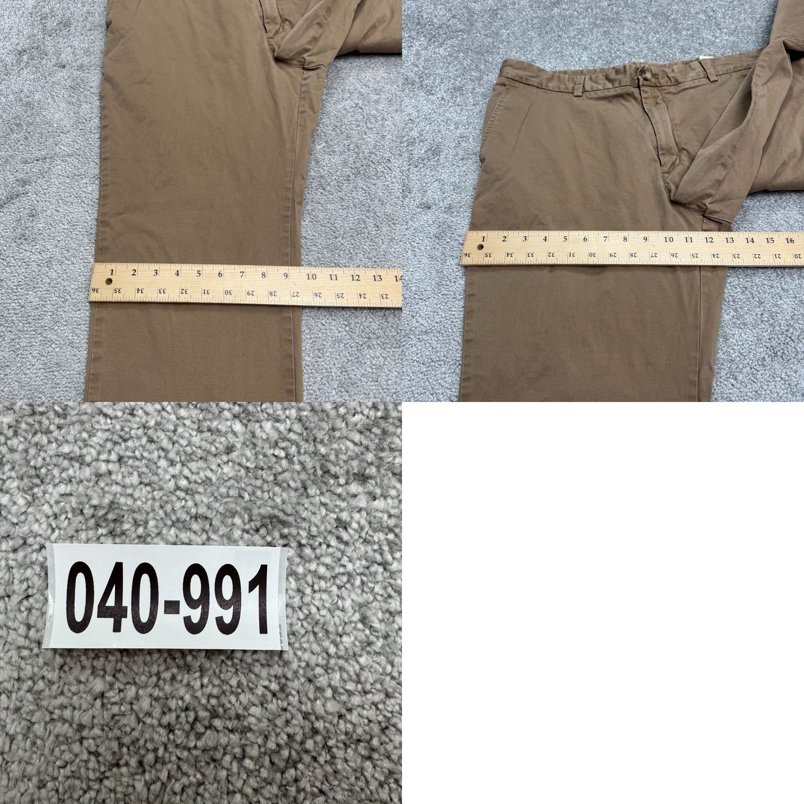 Vineyard Vines Vineyard Vines Chino Pants Mens 38x32 Brown Flat Front Canvas Cotton Spandex Regular Straight Capable of Travel Workwear Casual Size US 38 / EU 54 - 10 Thumbnail