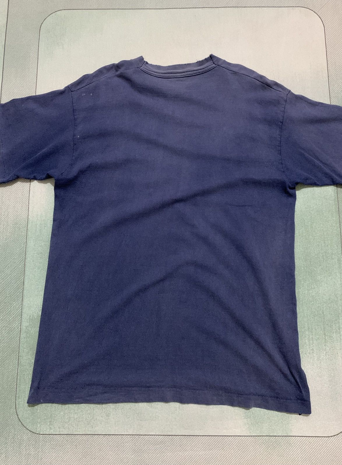 Fruit Of The Loom VINTAGE Broadway New York Shirt Adult Mens Blue Size US L / EU 52-54 / 3 - 6 Thumbnail