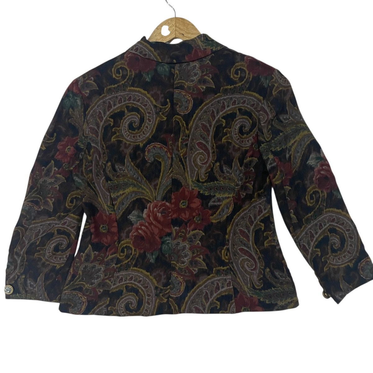 Burberry Vintage 90s Burberry’s Tweed Art Jacket Size M / US 6-8 / IT 42-44 - 7 Thumbnail