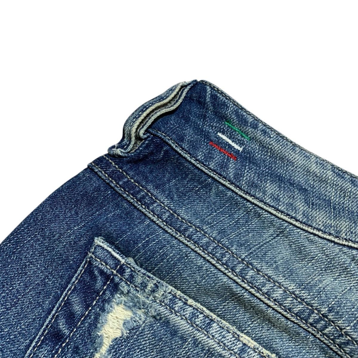Diesel Diesel Adidas Distressed Faded Jeans Size US 26 / EU 42 - 4 Thumbnail