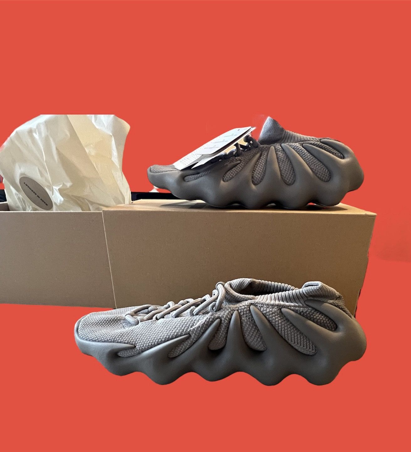 Adidas × Yeezy Yeezy 450 Slate Grey BNIB, Size US 9.5 / EU 42-43 - 2 Thumbnail