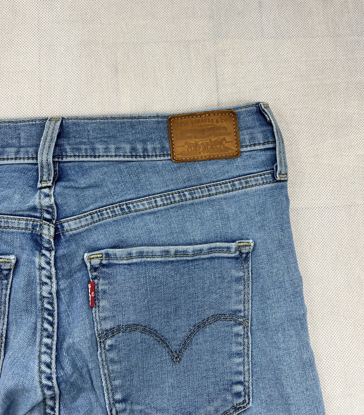 Levi's Spodnie Levi’s 314 Shaping Straight Baby Blue Premium Jeans Size 28" / US 6 / IT 42 - 4 Thumbnail