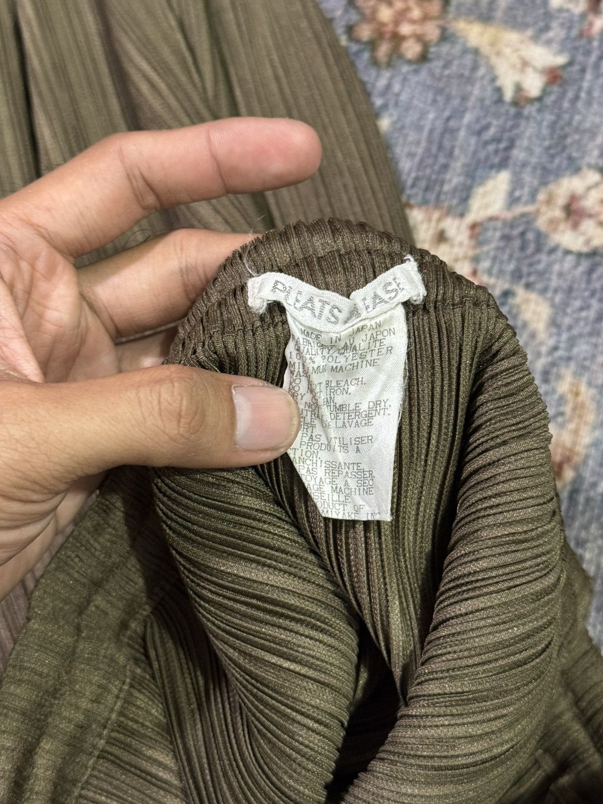 Pleats Please Issey Miyake Pleats Please Issey Miyake Skirt Olive green Size 24" / US 00 / IT 34 - 4 Thumbnail
