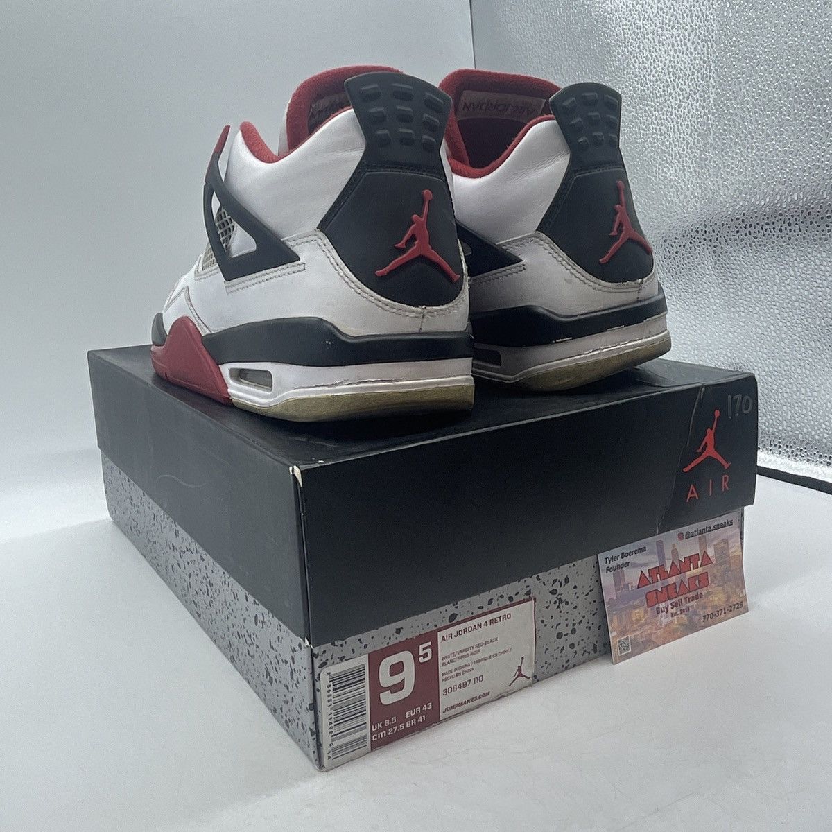 Jordan Brand Air Jordan 4 fire red Size US 9.5 / EU 42-43 - 4 Thumbnail