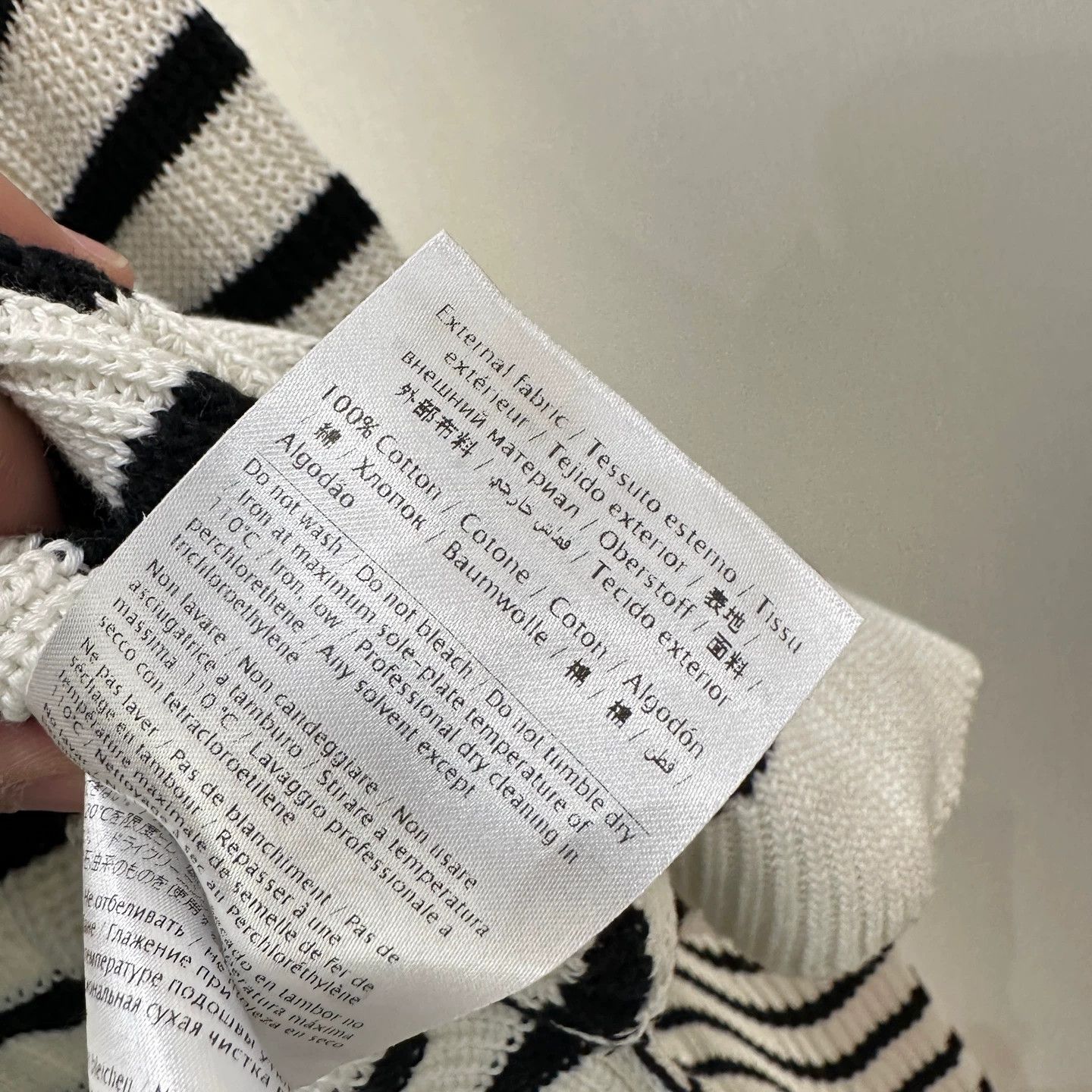Valentino Valentino heart stripe knit long-sleeve xs cotton Size XS / US 0-2 / IT 36-38 - 7 Thumbnail