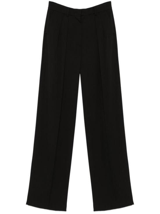 Sportmax SPORTMAX Women Straight Pants 12131071600 003 Black Size 28" / US 6 / IT 42 - 1 Thumbnail
