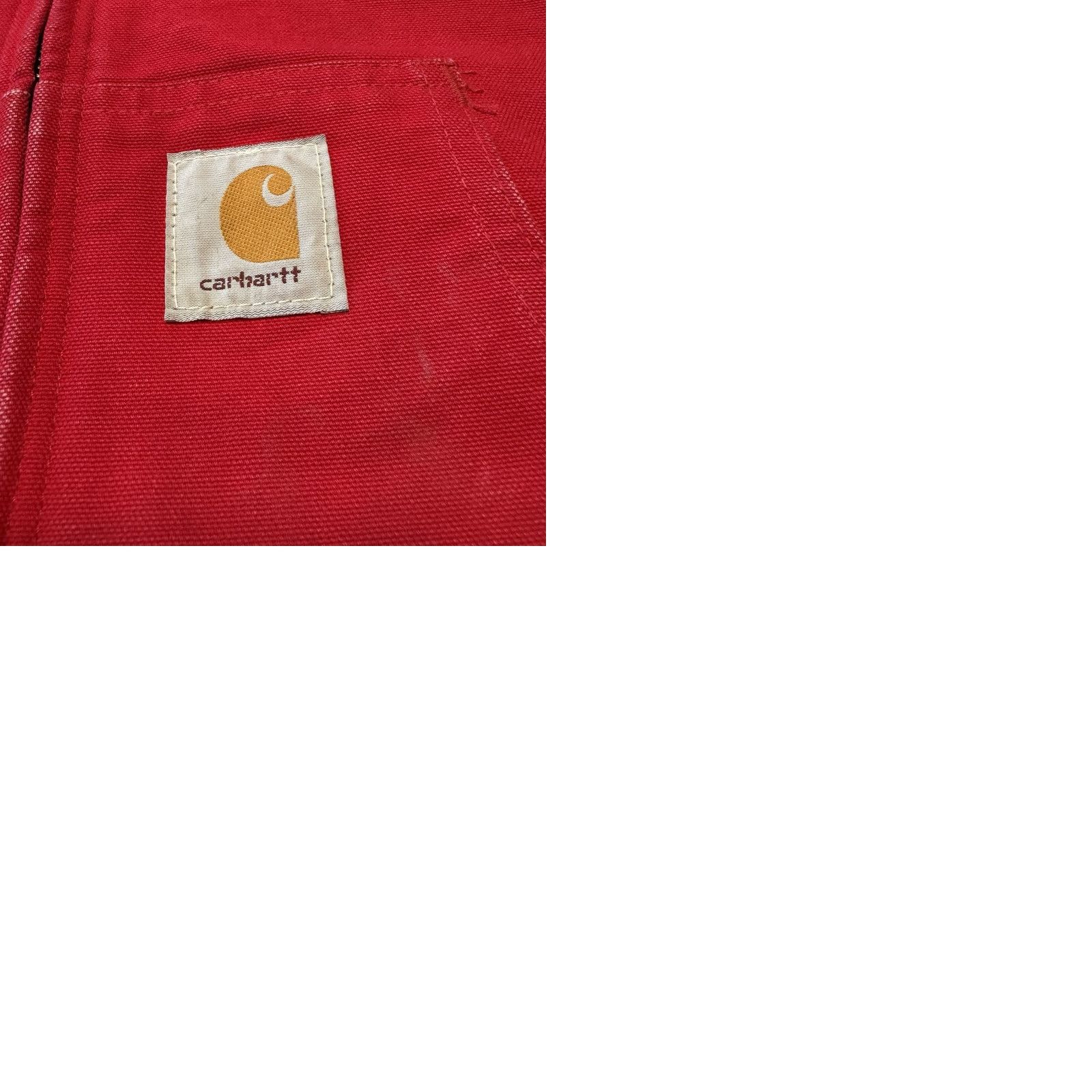 Carhartt VINTAGE Carhartt JR100 Thermal Lined Duck Canvas Jacket Red XL Men Bomber Jacket 90s Size US XL / EU 56 / 4 - 12 Thumbnail