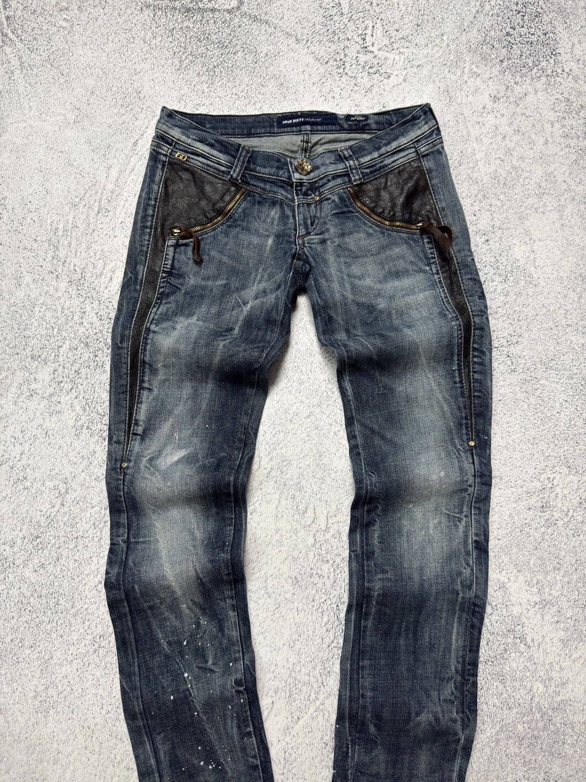 Miss Sixty MISS SIXTY ZIP SHOT STYLE Y2K SKINNY JEANS Size 30" / US 8 / IT 44 - 3 Thumbnail