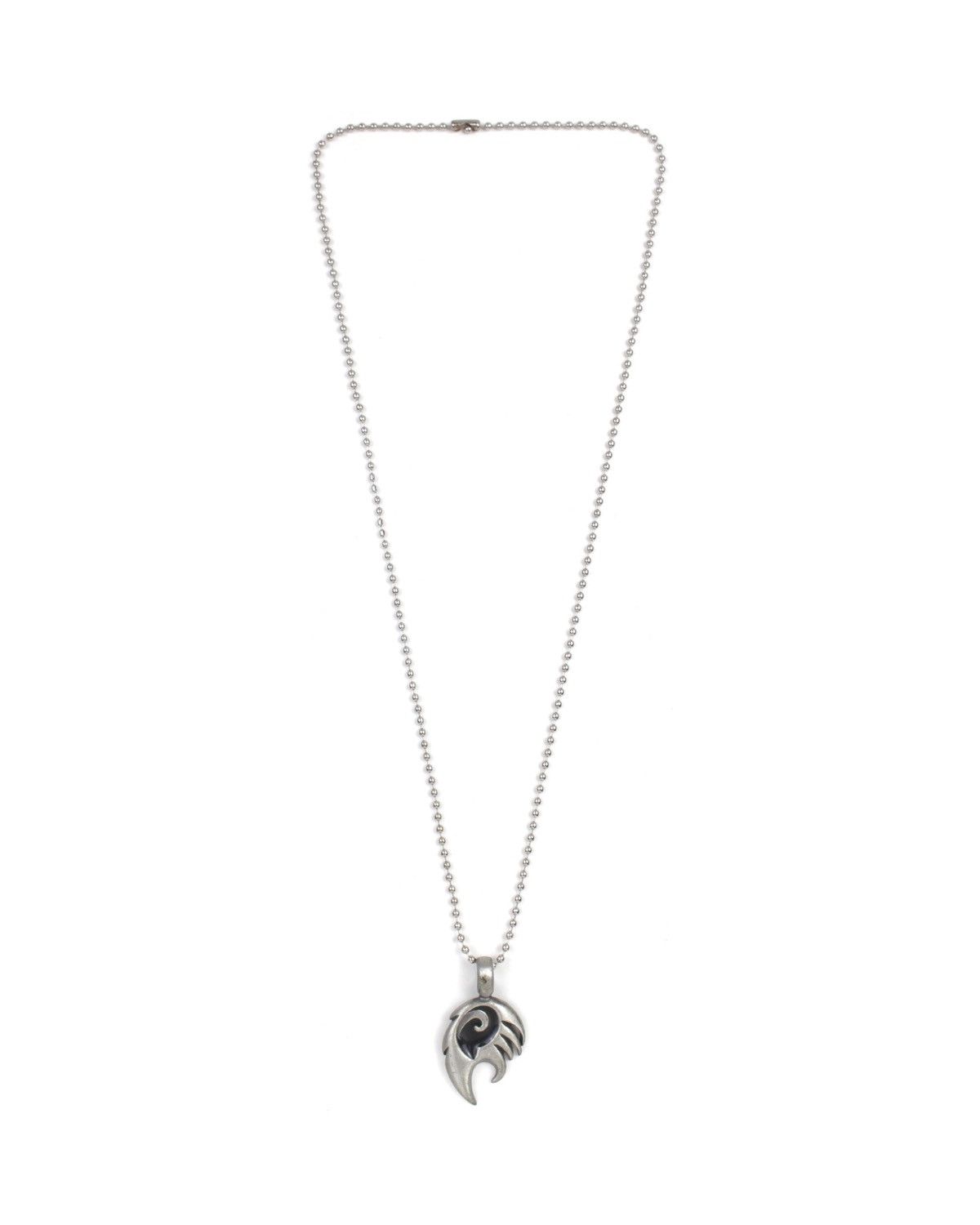 Hysteric Glamour 2000S JAPANESE MADE SILVER FLAME SPIRAL TALON NECKLACE Size ONE SIZE - 3 Thumbnail