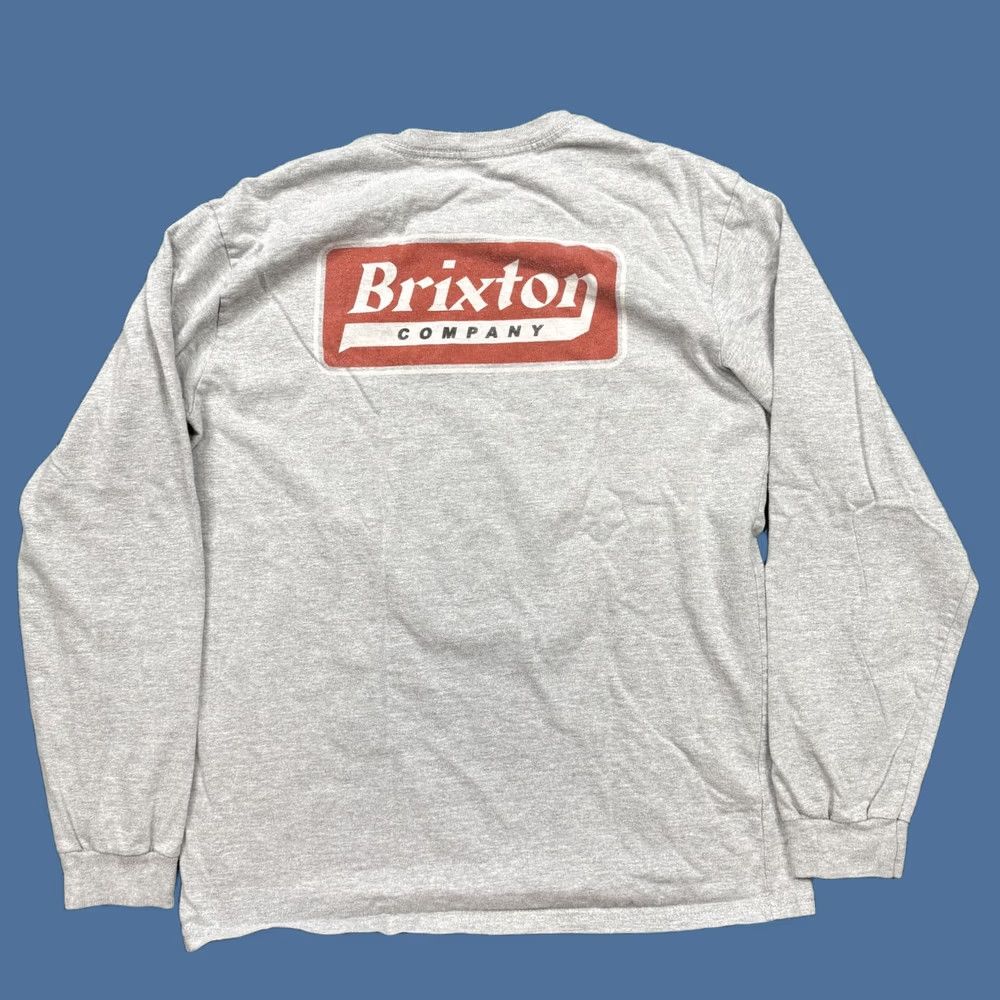 Brixton Brixton Graphic T Shirt Men Gray Long Sleeve Crew Neck California Classic Logo Shirt Adult M Size US M / EU 48-50 / 2 - 1 Thumbnail