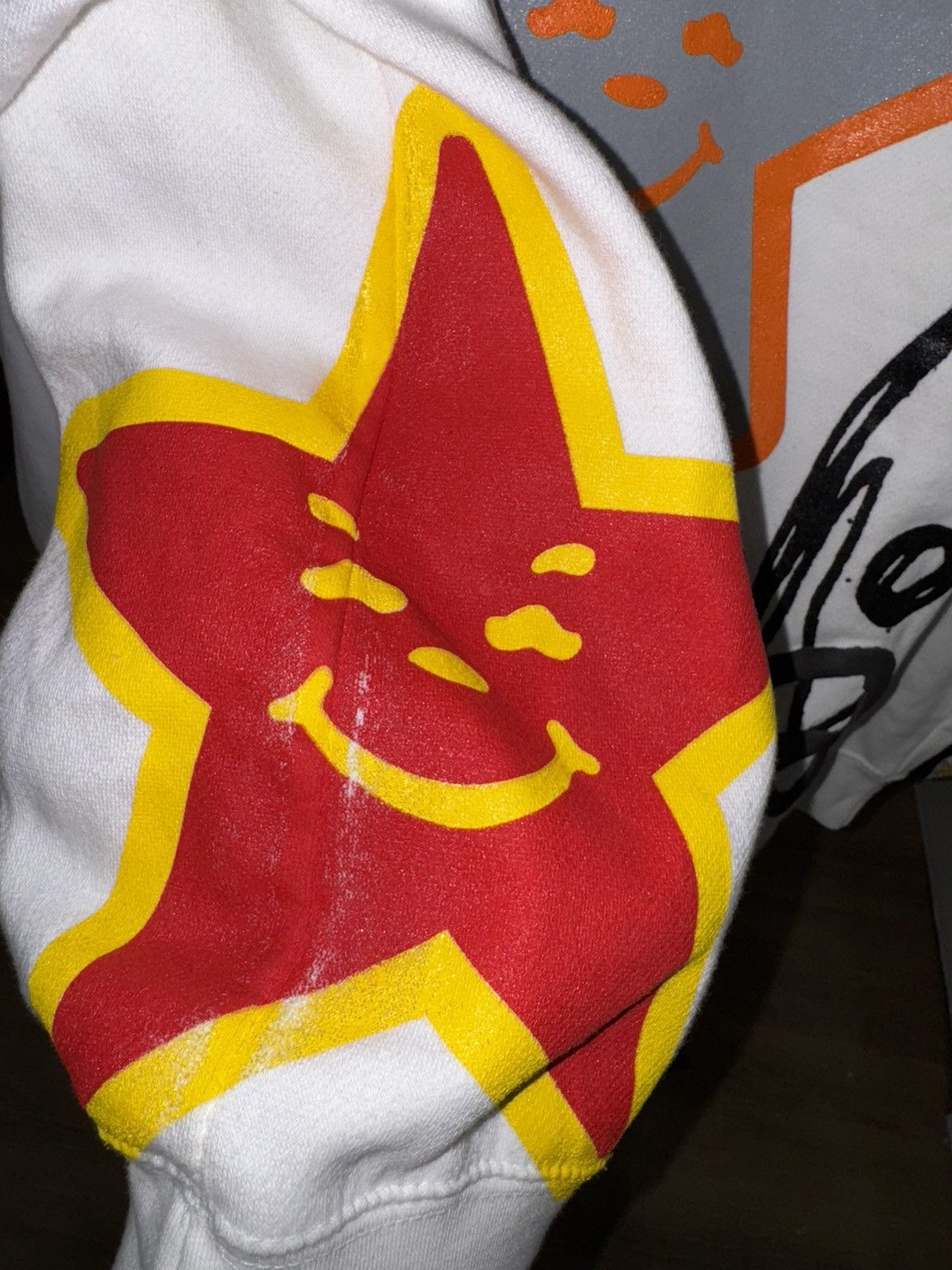 Asspizza Asspizza Pumpkin Face Nothing Matters Hoodie White 2022 Size US L / EU 52-54 / 3 - 7 Thumbnail
