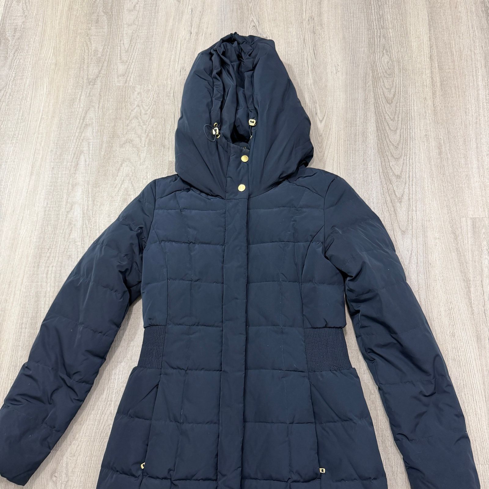Cole Haan Cole Haan Taffeta Down Coat Women's Extra Small XS Blue Size XS / US 0-2 / IT 36-38 - 2 Thumbnail