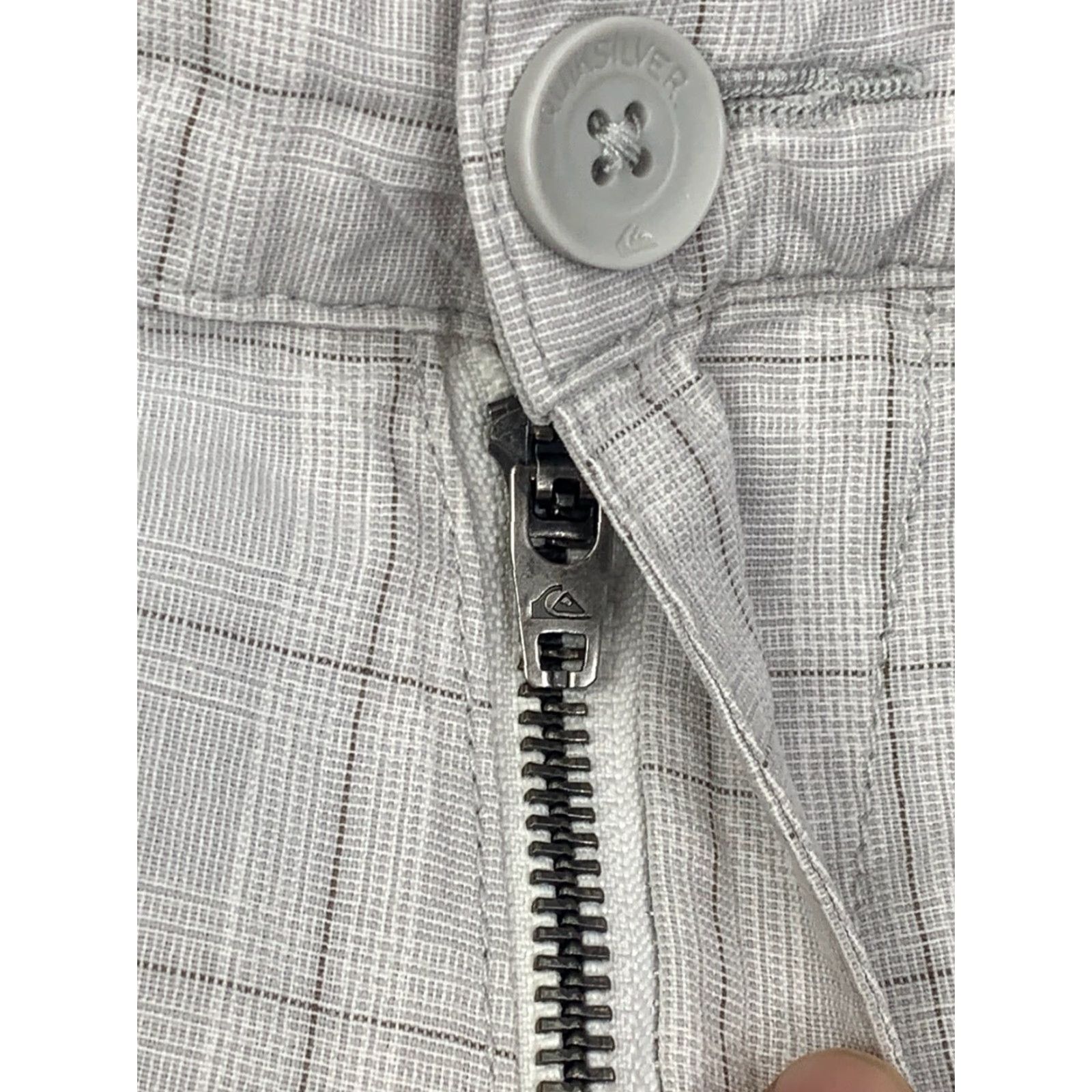 Quiksilver Quiksilver Mens Shorts Plaid Beige 34 Casual Beach Chino Pattern Men Size US 34 / EU 50 - 3 Thumbnail