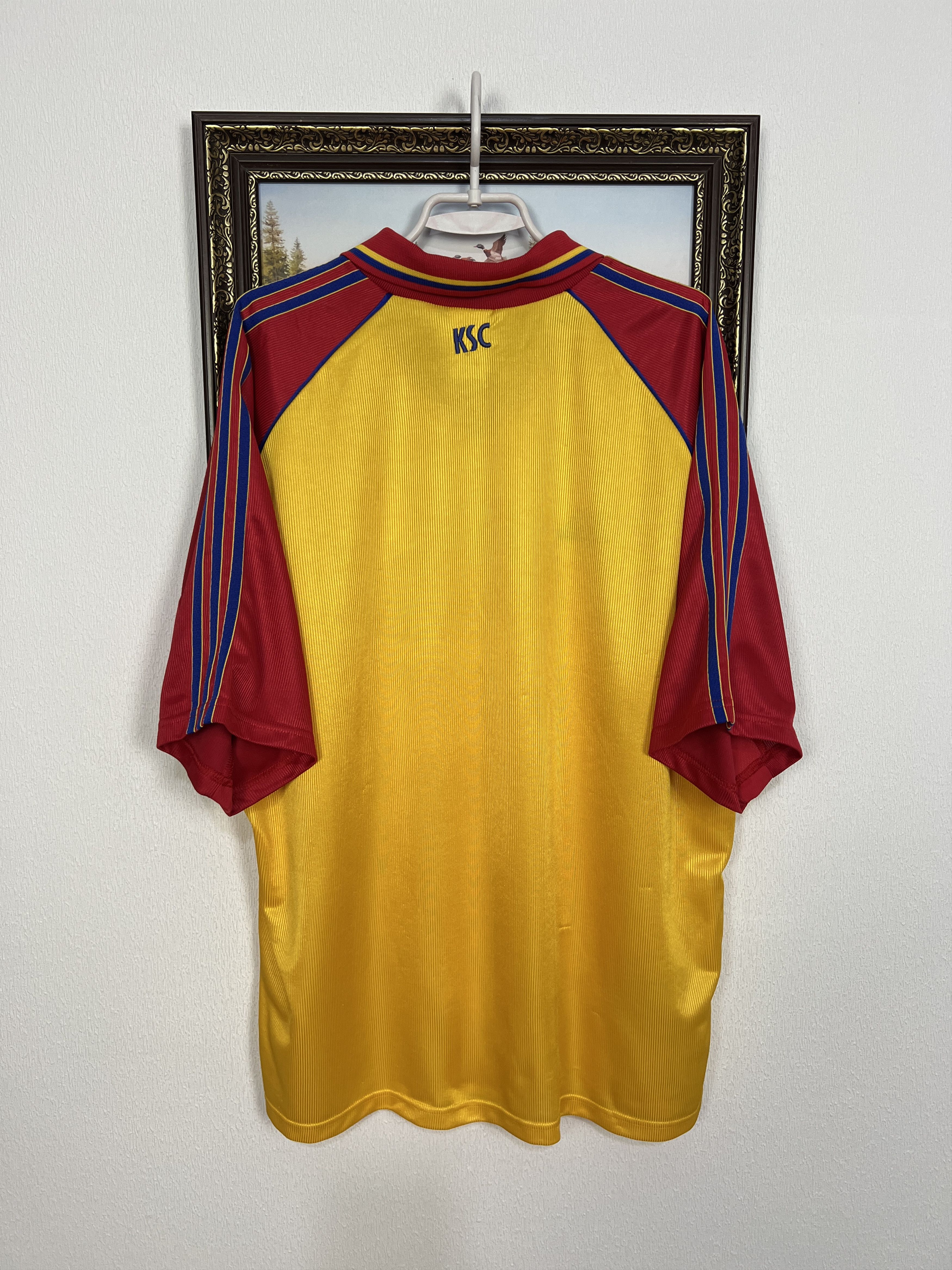 Adidas Karlsruher football shirt 1998 Soccer Jersey Trikot Rare Size US XXL / EU 58 / 5 - 8 Thumbnail