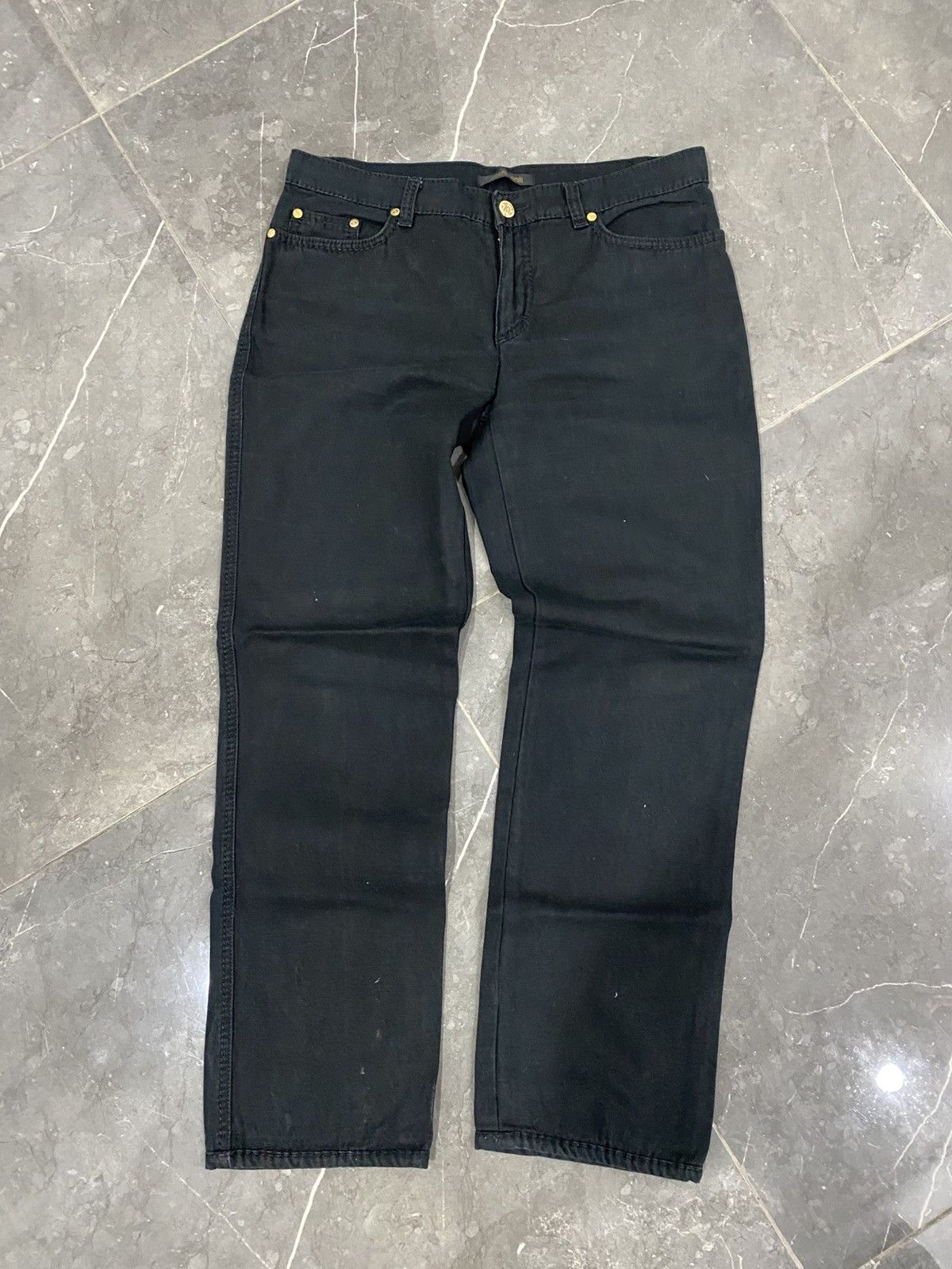 Roberto Cavalli Black Denim Roberto Cavalli Size 29" - 3 Thumbnail
