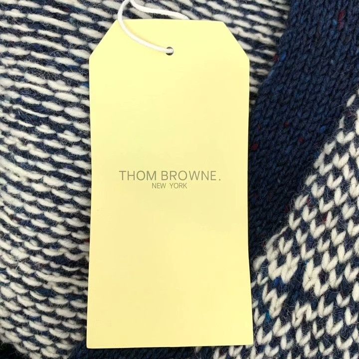 Thom Browne Thom Browne Logo Knit Cardigan Size US M / EU 48-50 / 2 - 7 Thumbnail