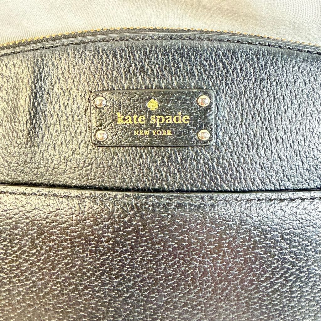 Kate Spade Kate Spade Leila Pebbled Leather Dome Crossbody - Black Size ONE SIZE - 3 Thumbnail