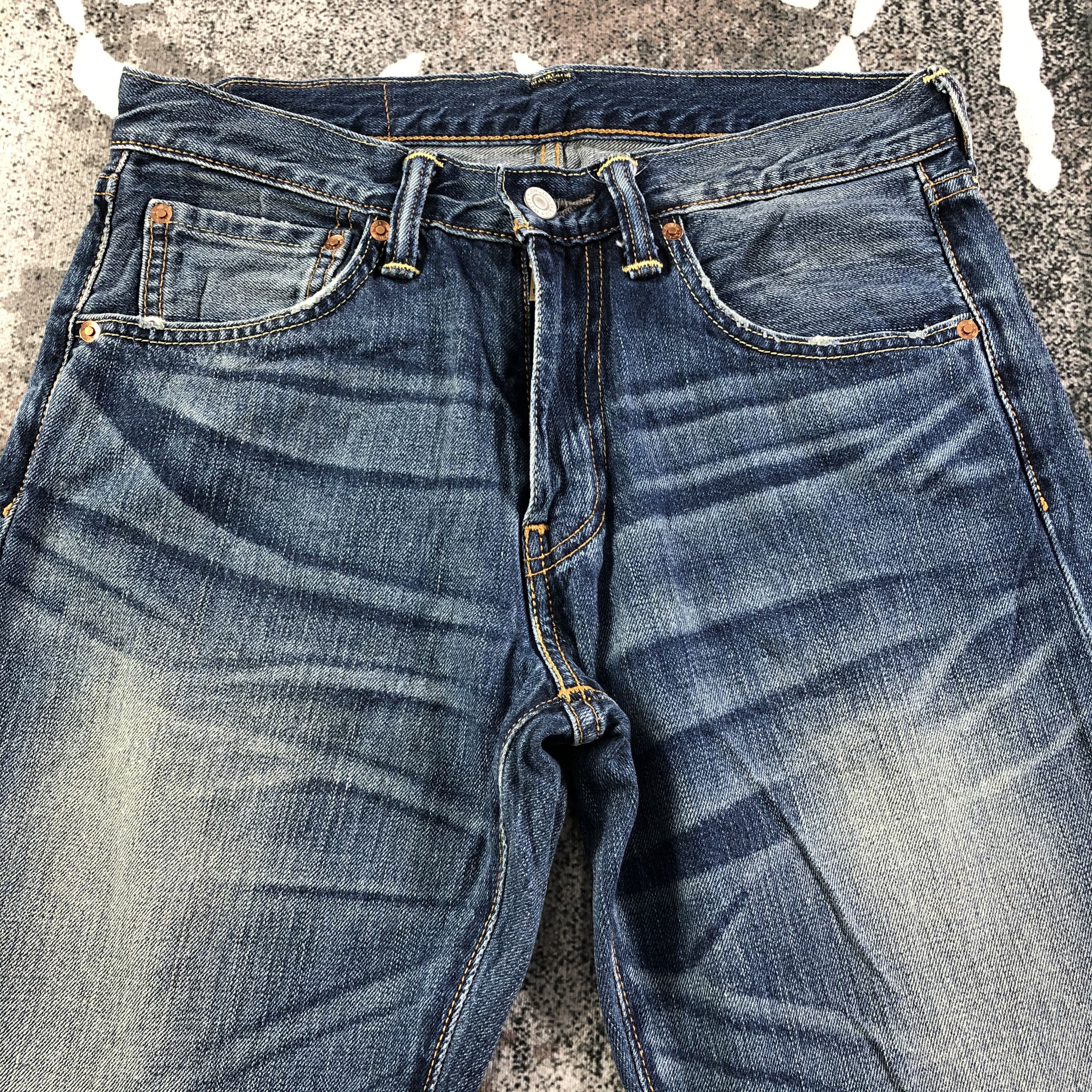 Levi's Vintage Levis 503 Jeans Faded Blue Denim KJ1668 Size US 29 - 3 Thumbnail