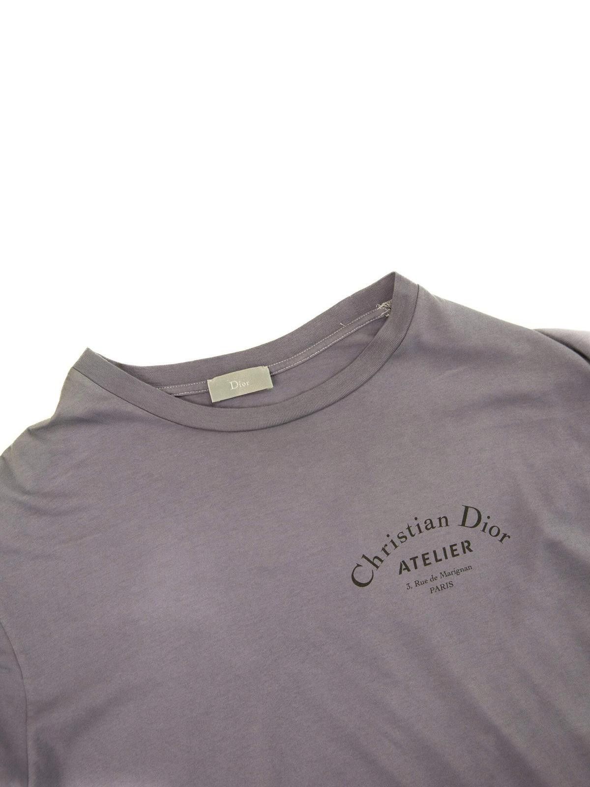 Dior Dior Mens Atelier Purple Dyed T-Shirt X-Small Purple Size US XS / EU 42 / 0 - 3 Thumbnail