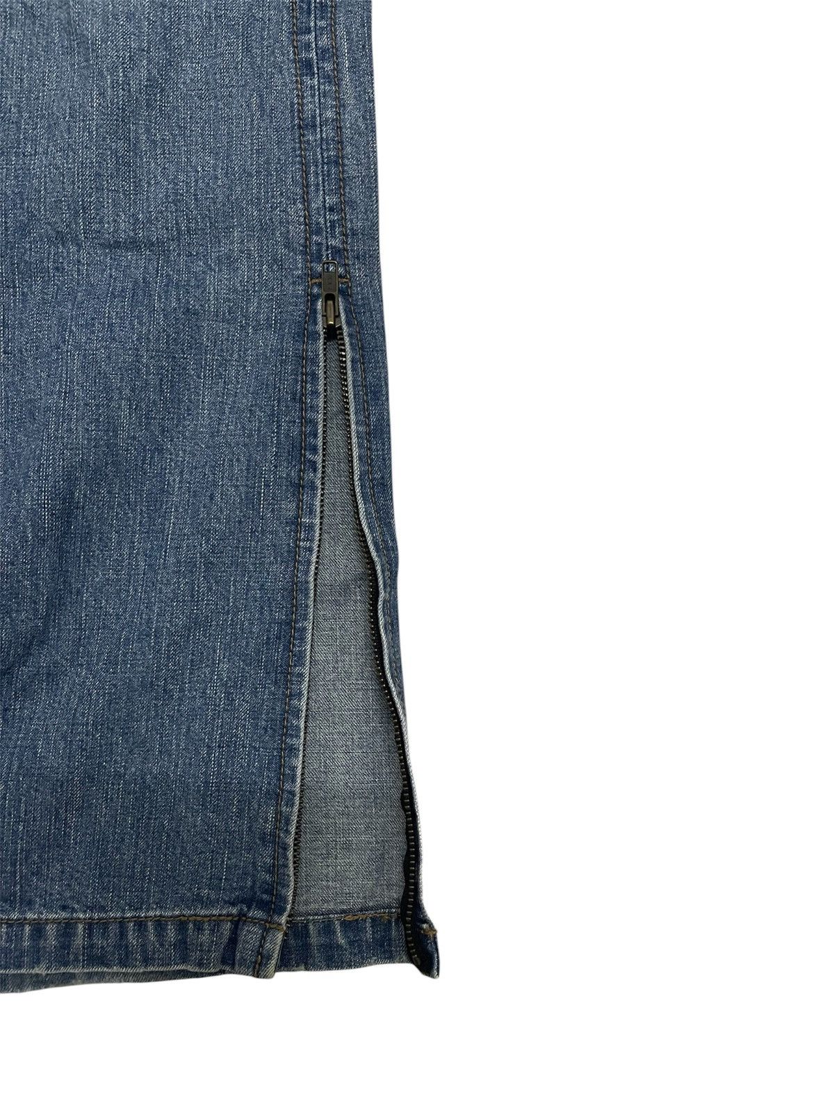 Issey Miyake RARE Tsumori Chisato Tactical Cargo Flared Patchwork Jeans Size US 35 - 9 Thumbnail