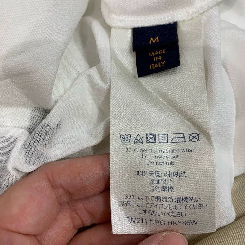 Louis Vuitton LOUIS VUITTON White paratrooper short sleeve Size US M / EU 48-50 / 2 - 7 Thumbnail