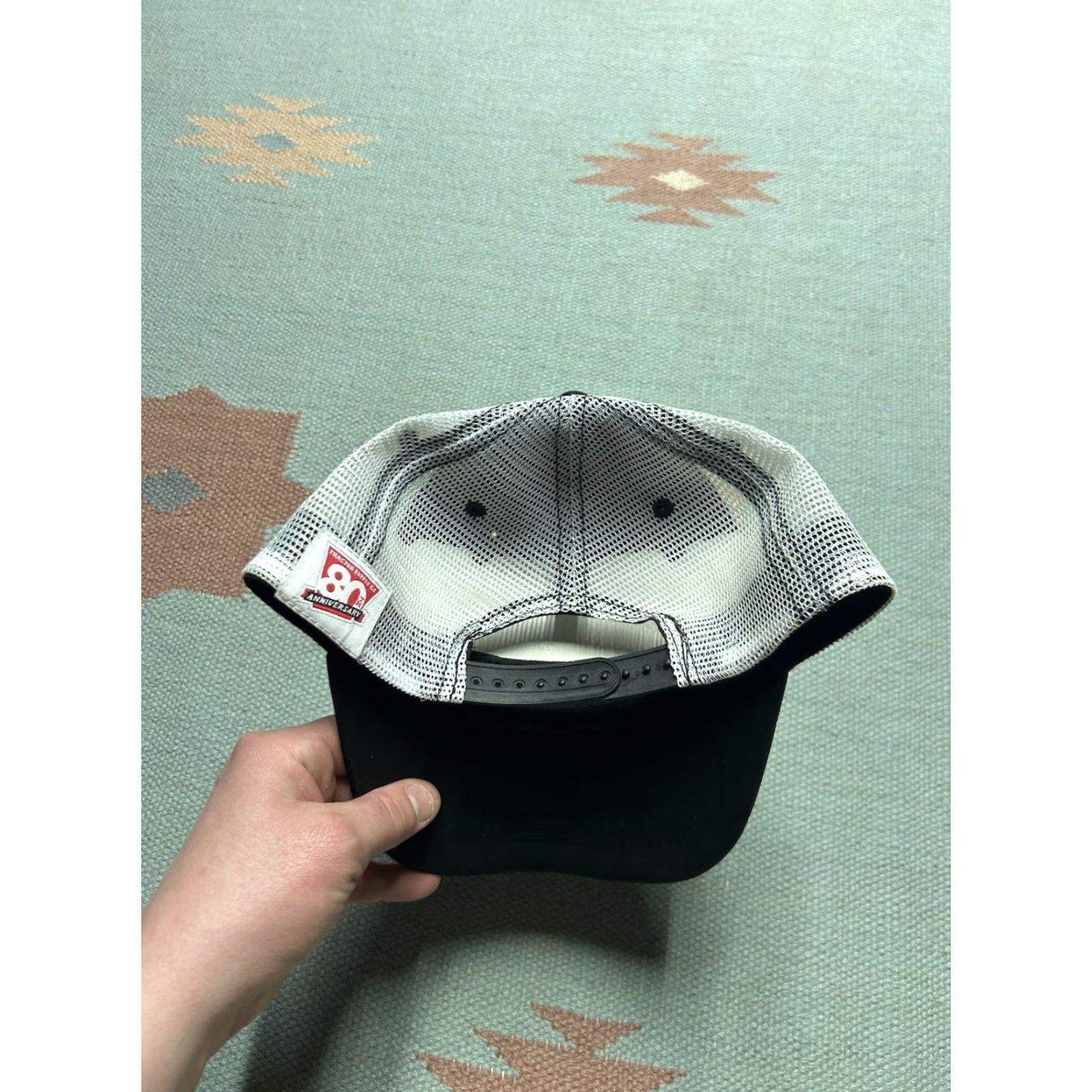 Vintage VINTAGE Tractor Supply Co Snapback Hat Cap 80th Anniversary Farm Adjustable Black NOS Men Adjustable Hat Size ONE SIZE - 4 Thumbnail