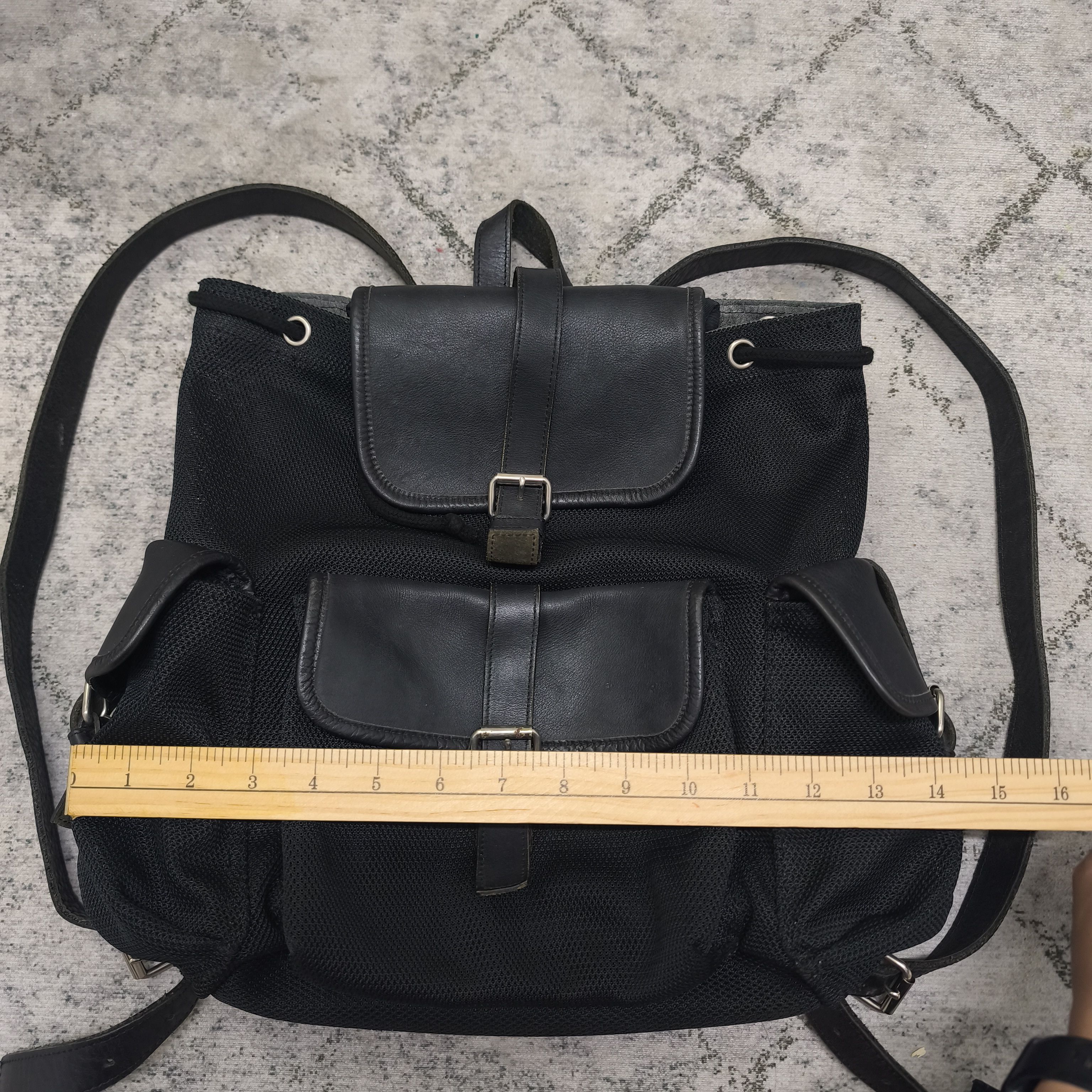 Yohji Yamamoto Rare Yohji Yamamoto Signature Gothic Backpack Size ONE SIZE - 15 Thumbnail