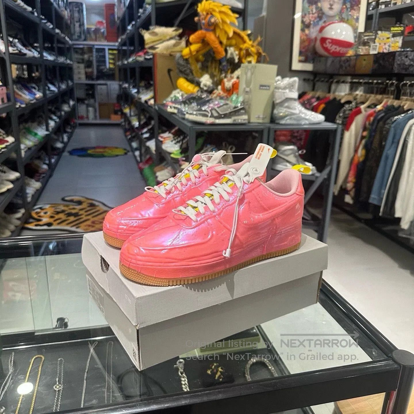 Nike Nike Air Force 1 Racer Pink. Size US 11 / EU 44 - 7 Thumbnail