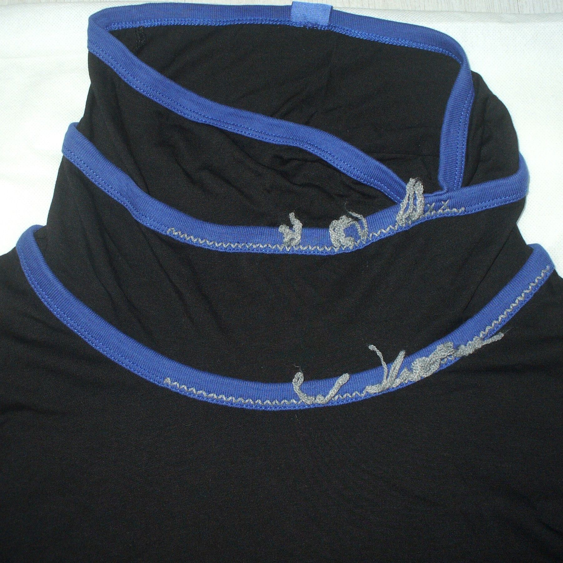 Cop Copine Cop Copine turtleneck top with blue and grey details Size S / US 4 / IT 40 - 4 Thumbnail