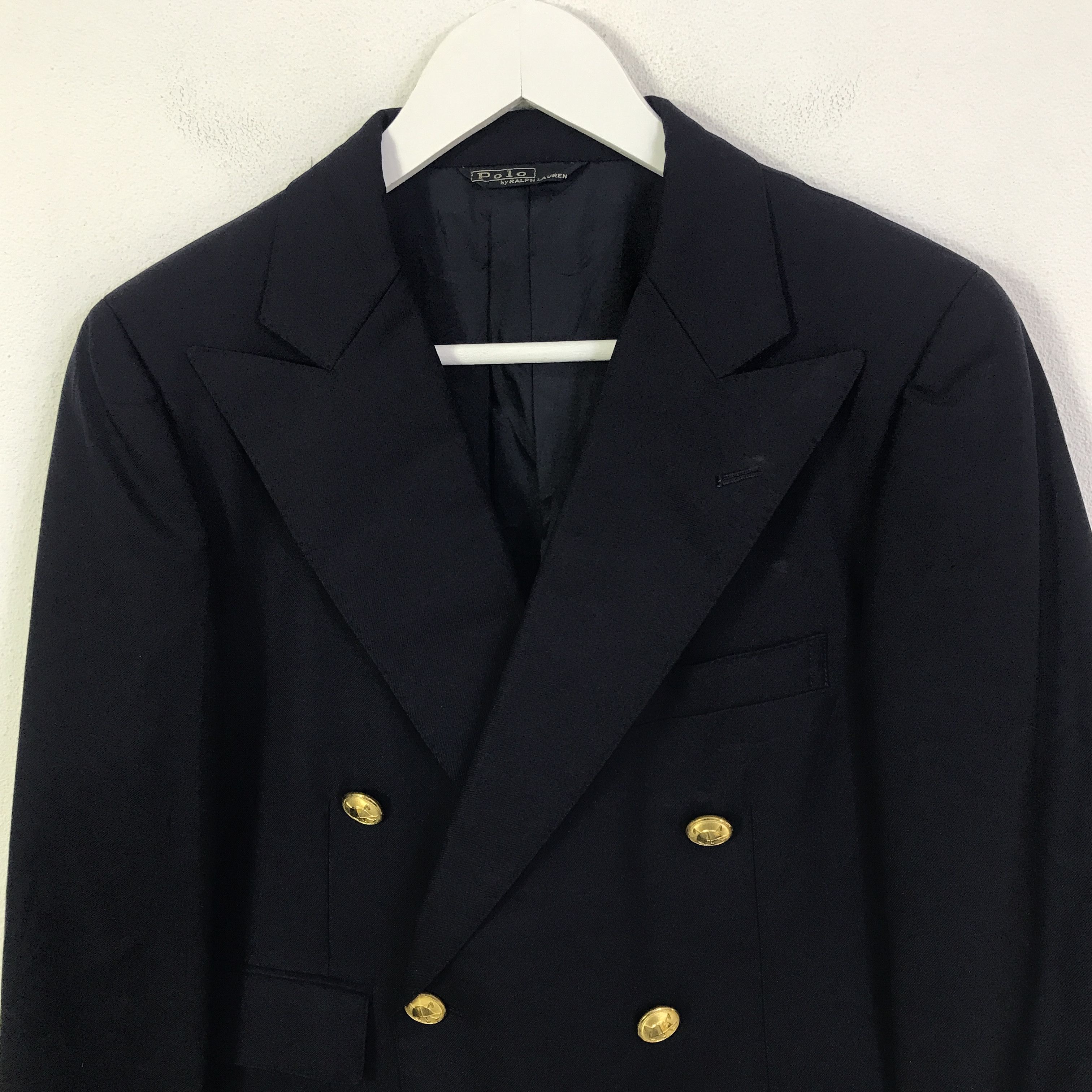 Polo Ralph Lauren Polo Ralph Lauren Double breasted gold button blazer K107B22 Size US M / EU 48-50 / 2 - 2 Thumbnail