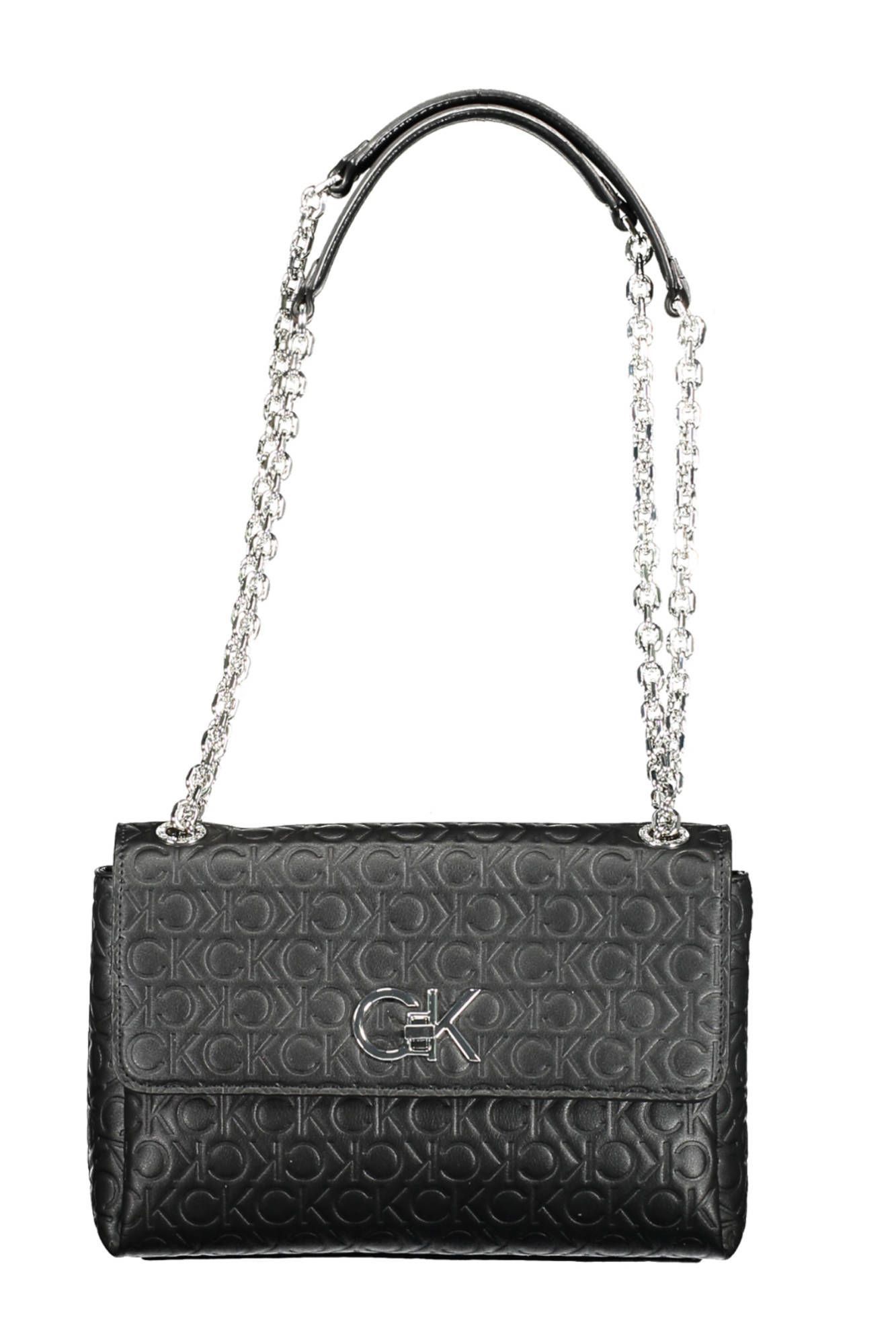 Calvin Klein Black Polyester Women Women's Handbag Size ONE SIZE - 1 Thumbnail