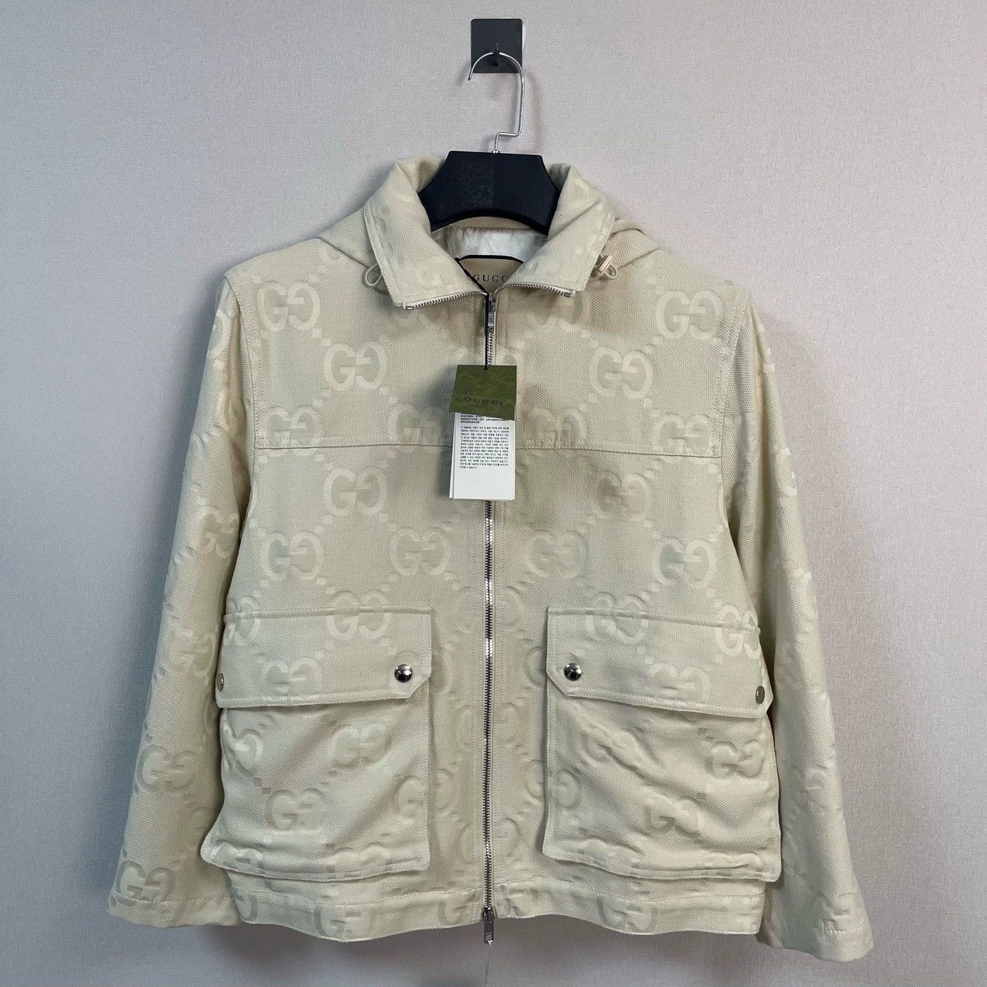 Gucci new gucci embossed jacket with hood Size US XS / EU 42 / 0 - 1 Thumbnail