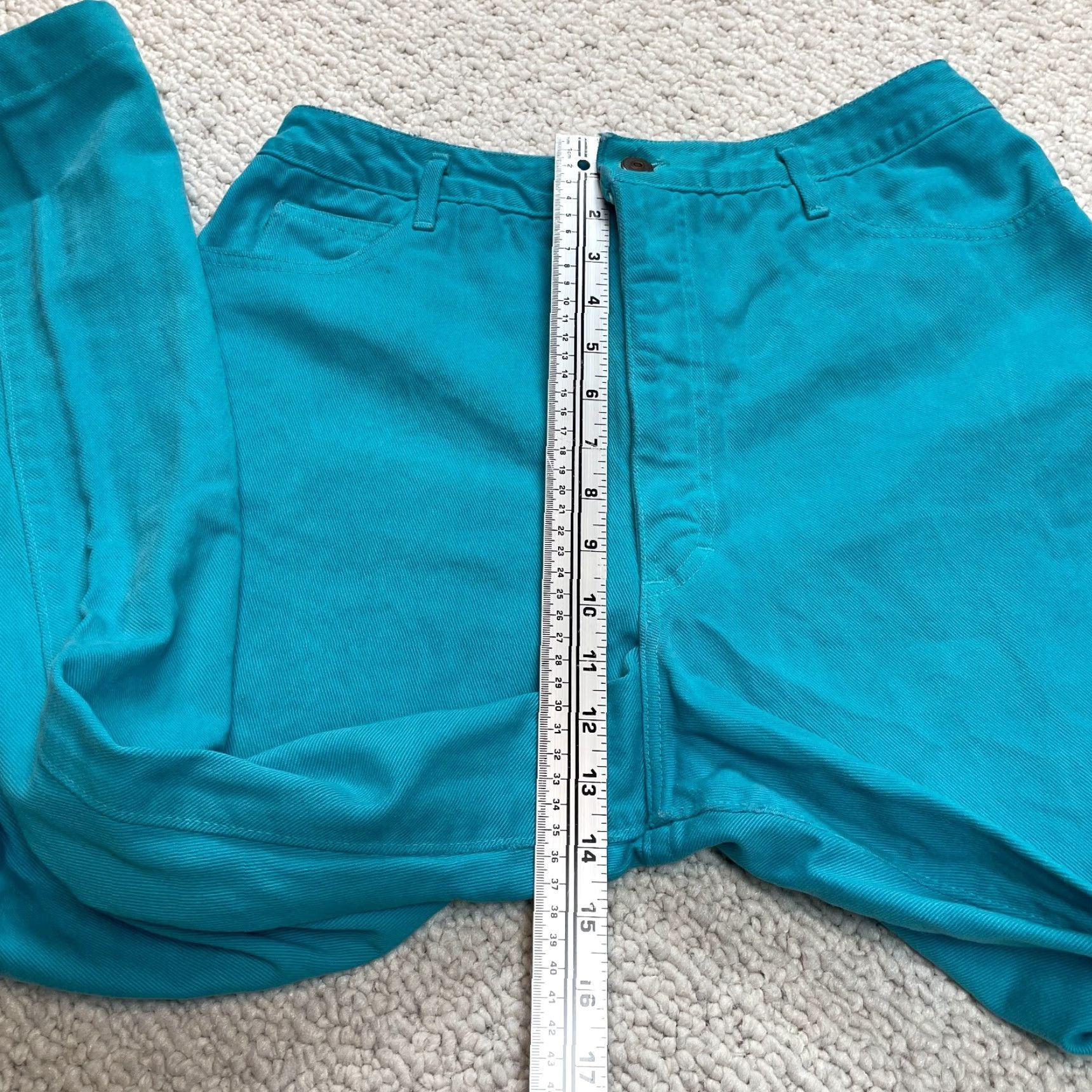 Denime VINTAGE Marigail Jeans Denim Straight 30x26 Blue Womens 14 80s 90s High Rise Vintage Style 80s Womens Jeans Denim Straight 30x26 Size 36" / US 14 / IT 50 - 4 Thumbnail