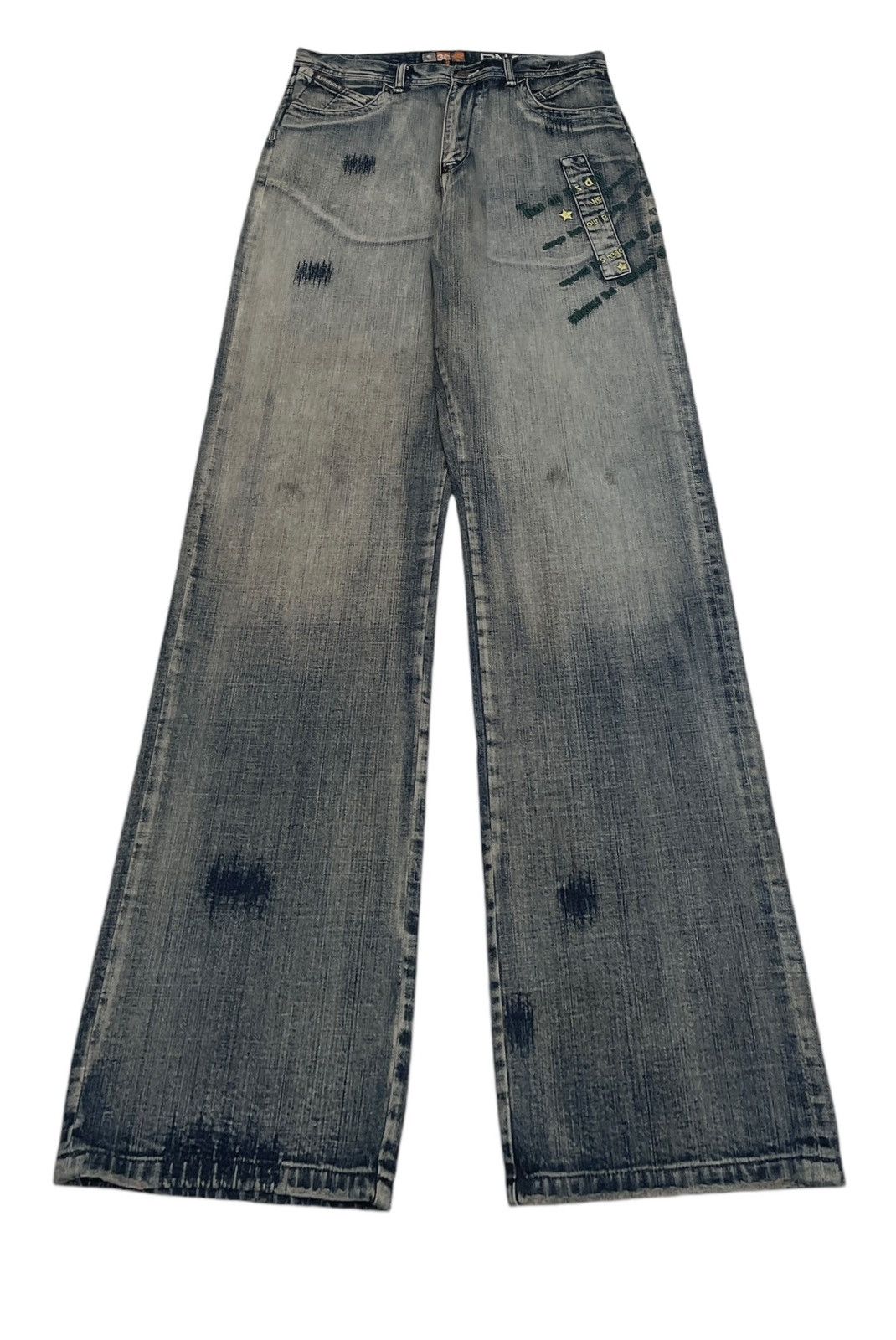 Akademiks Very Rare Vintage Brand Akademiks Hip Hop Baggy Jeans 2000s Size US 36 / EU 52 - 1 Thumbnail
