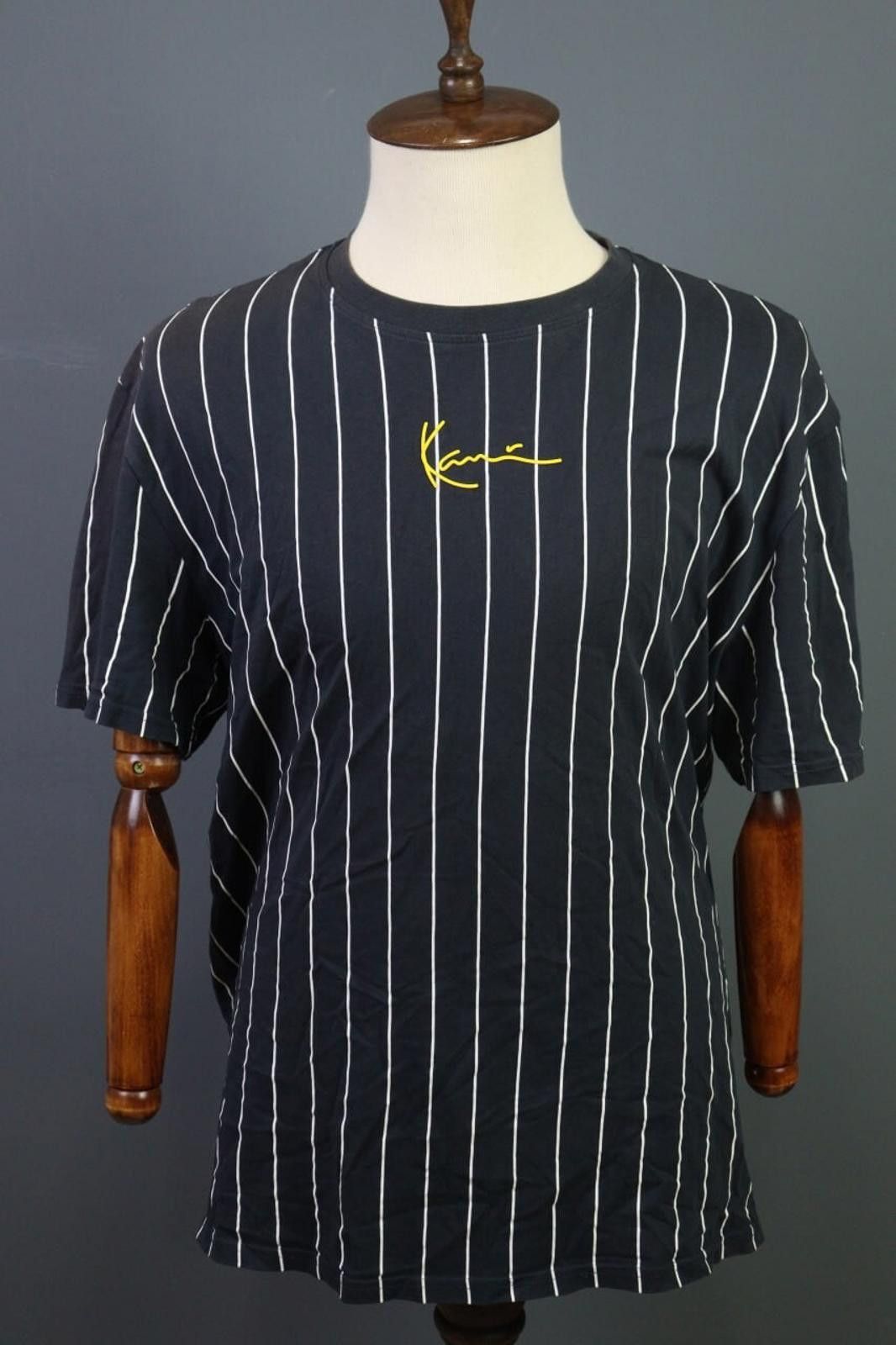 KJUS KJUS Black White Striped Cotton Pullover T-Shirt Size XL Size US XL / EU 56 / 4 - 1 Thumbnail