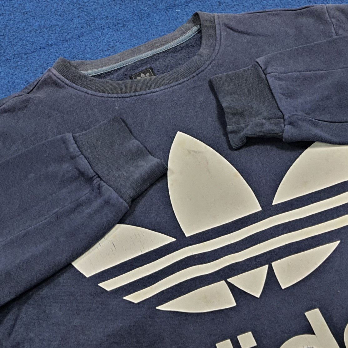 Adidas Vintage Adidas Old Logo Double Side Print Sweatshirt C292N14 Size US M / EU 48-50 / 2 - 4 Thumbnail