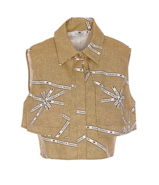 Elisabetta Franchi ELISABETTA FRANCHI Women Shirts CA12552E2 BE1 Beige Size XS / US 0-2 / IT 36-38 - 1 Thumbnail