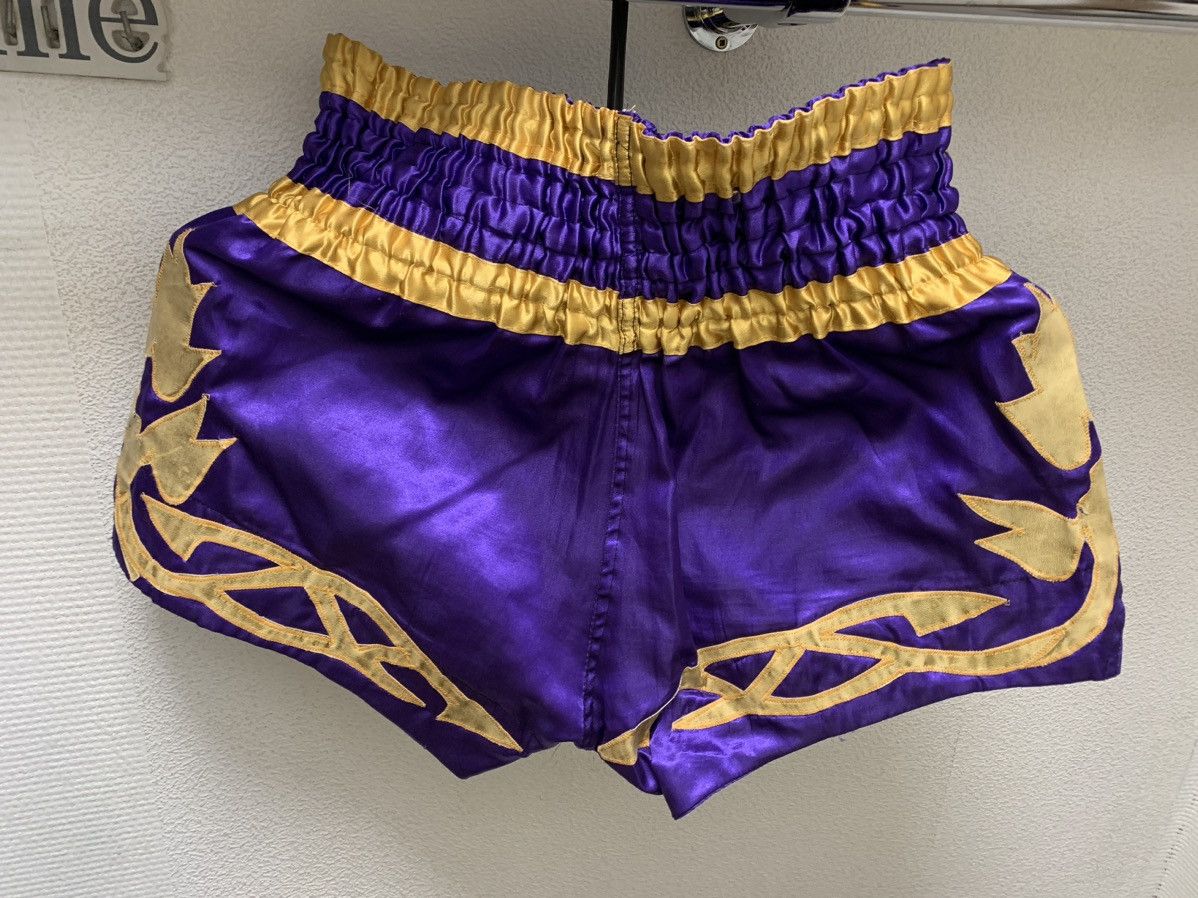 Japanese Brand Muay Thai Muaythai thaiboxing thai boxing purple shorts 32 M Size US 32 / EU 48 - 5 Thumbnail