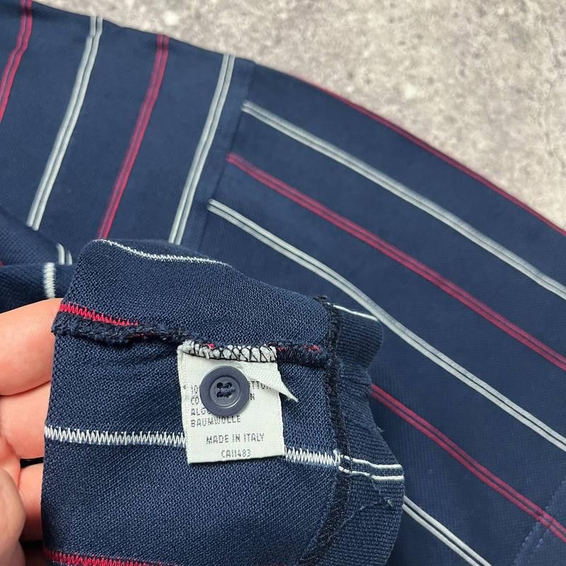 Paul & Shark Paul&Shark Yachting Polo Navy Blue Striped Shirt Size L Size US XL / EU 56 / 4 - 7 Thumbnail