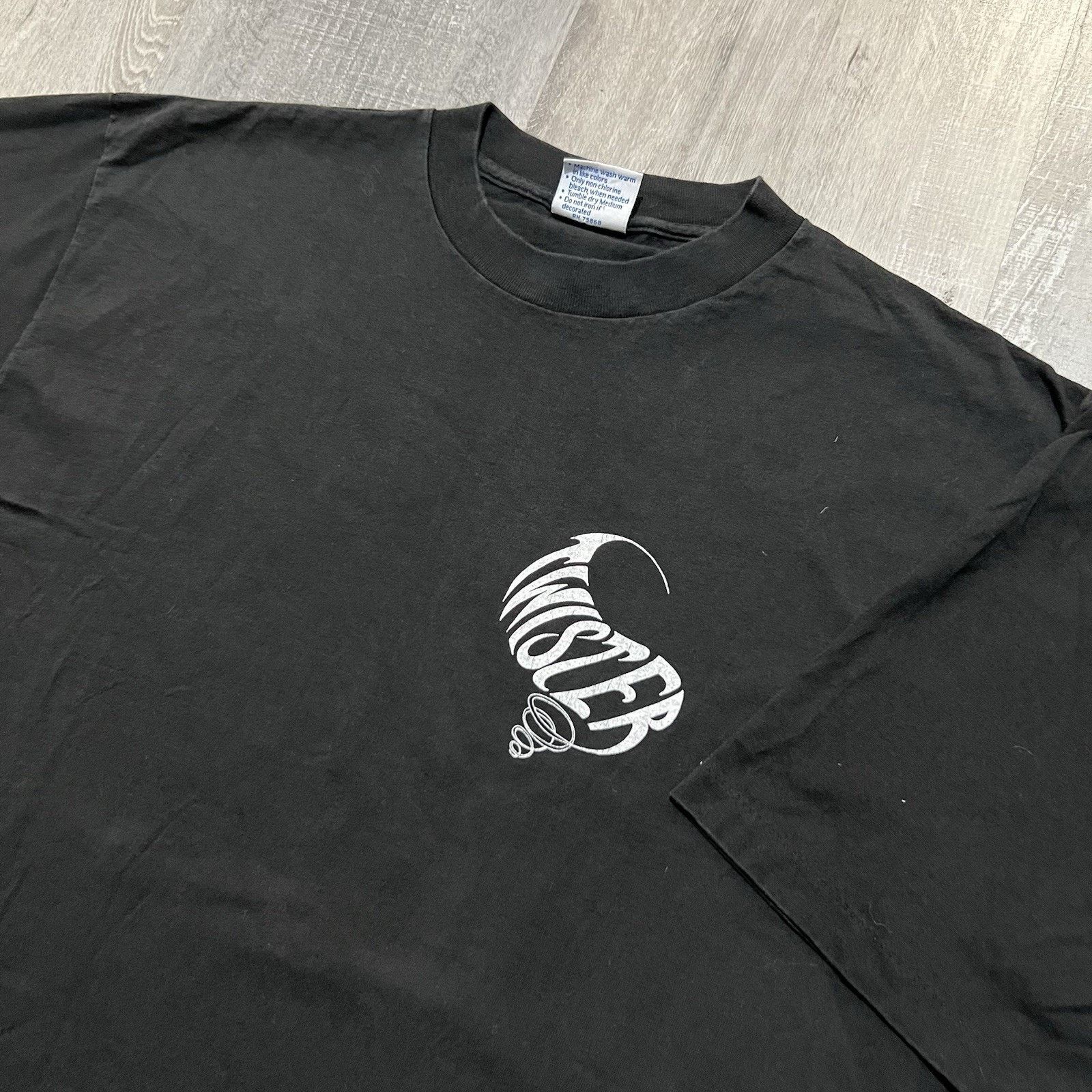 All Sport VTG TWISTER T Shirt Black Basic Logo Tornado Weather Shirt Size US XL / EU 56 / 4 - 2 Thumbnail