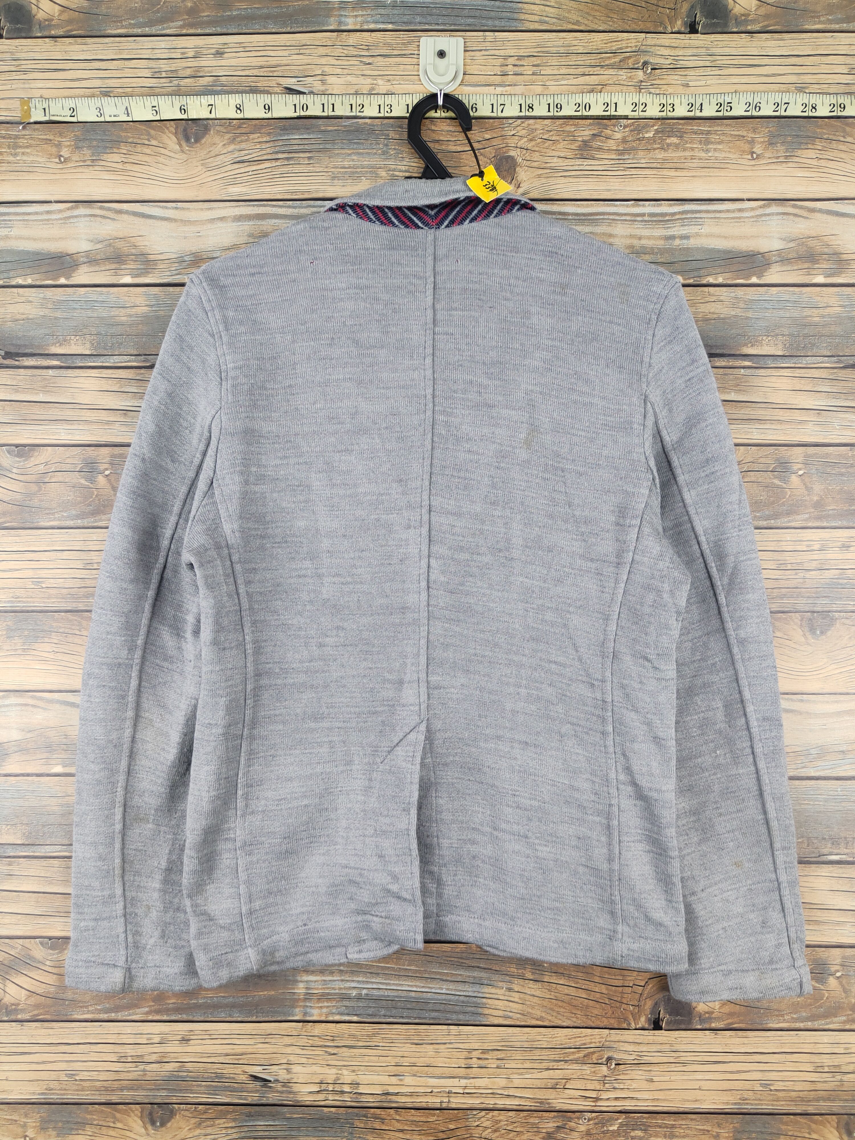 Takeo Kikuchi TK takeo Kikuchi Gray Knitwear cardigan Blazers #W2045 Size US M / EU 48-50 / 2 - 7 Thumbnail
