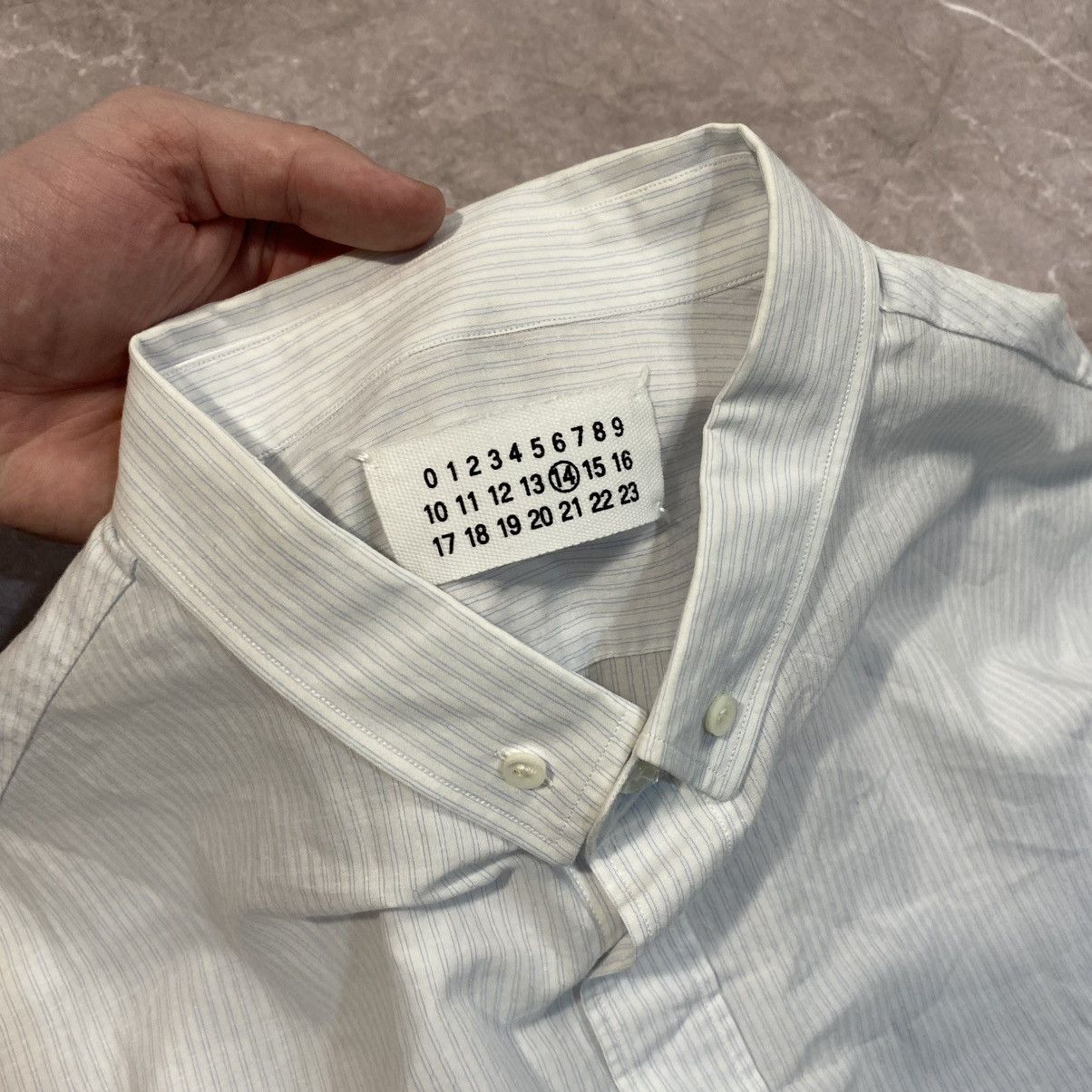 Maison Margiela RARE ! MAISON MARTIN MARGIELA WHITE SHIRT Size US M / EU 48-50 / 2 - 6 Thumbnail