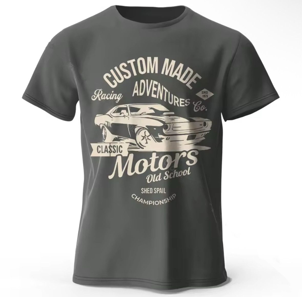Other Streetwear Y2K Men Motor Short Sleeve T-Shirt Size US XXL / EU 58 / 5 - 1 Thumbnail